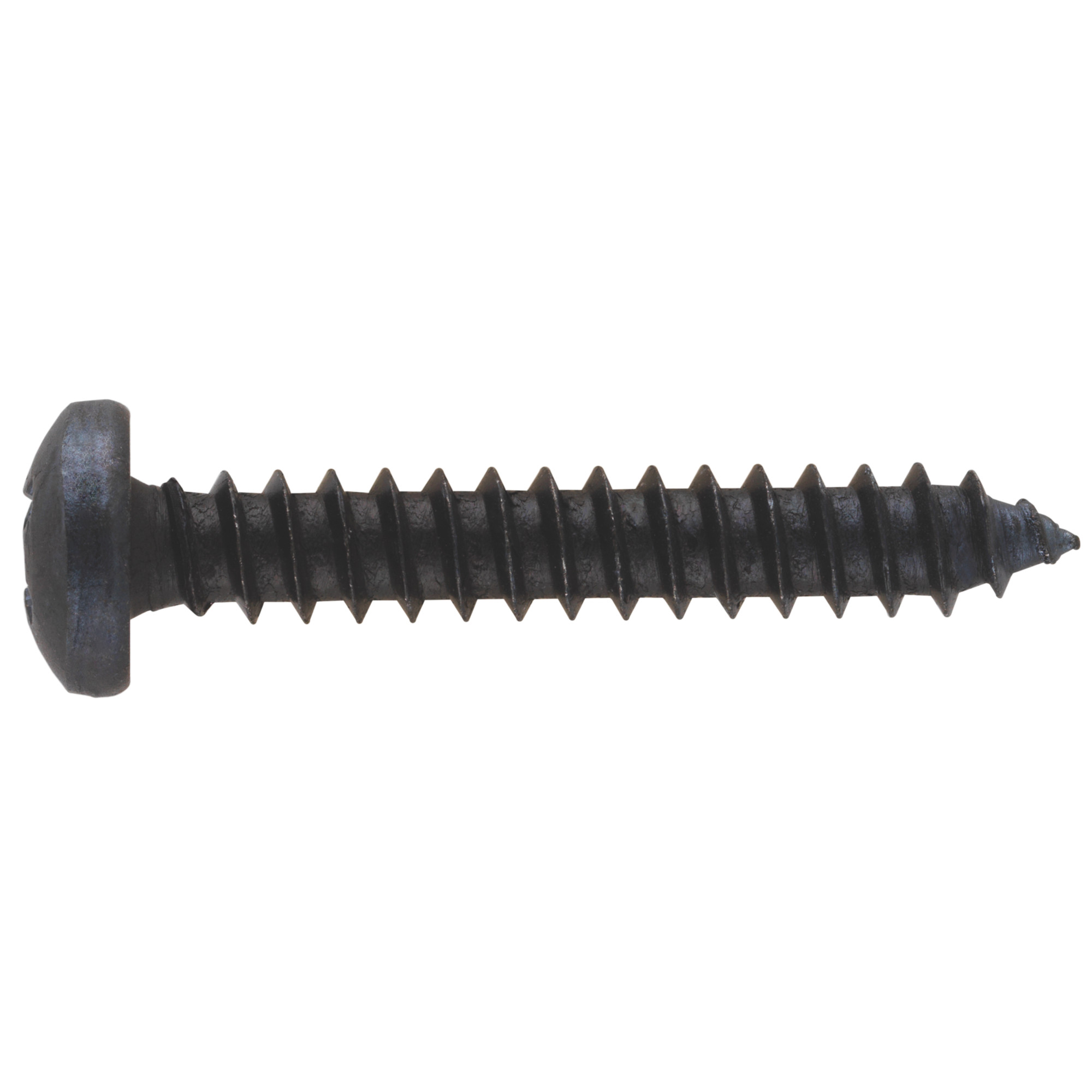 Hillman Phillips Pan Black Chromate Sheet Metal Screws (#6 x 1 in.) - 20 pc