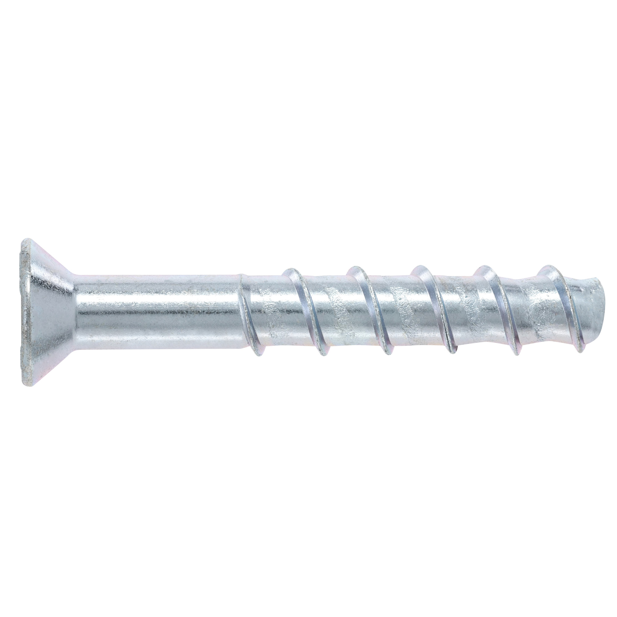 Power Pro Zinc Flat Head Screw-Bolt+ Anchor (3/8 in. x 4 in.) - 15 pc