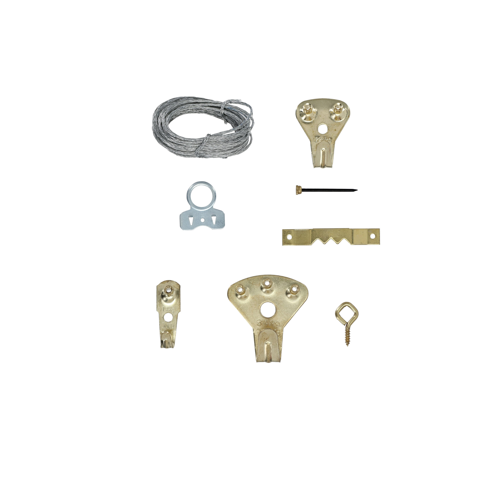 Hillman Heavy Duty Picture Hanger Assortment Small Kit (10-75lb) 60 Piece