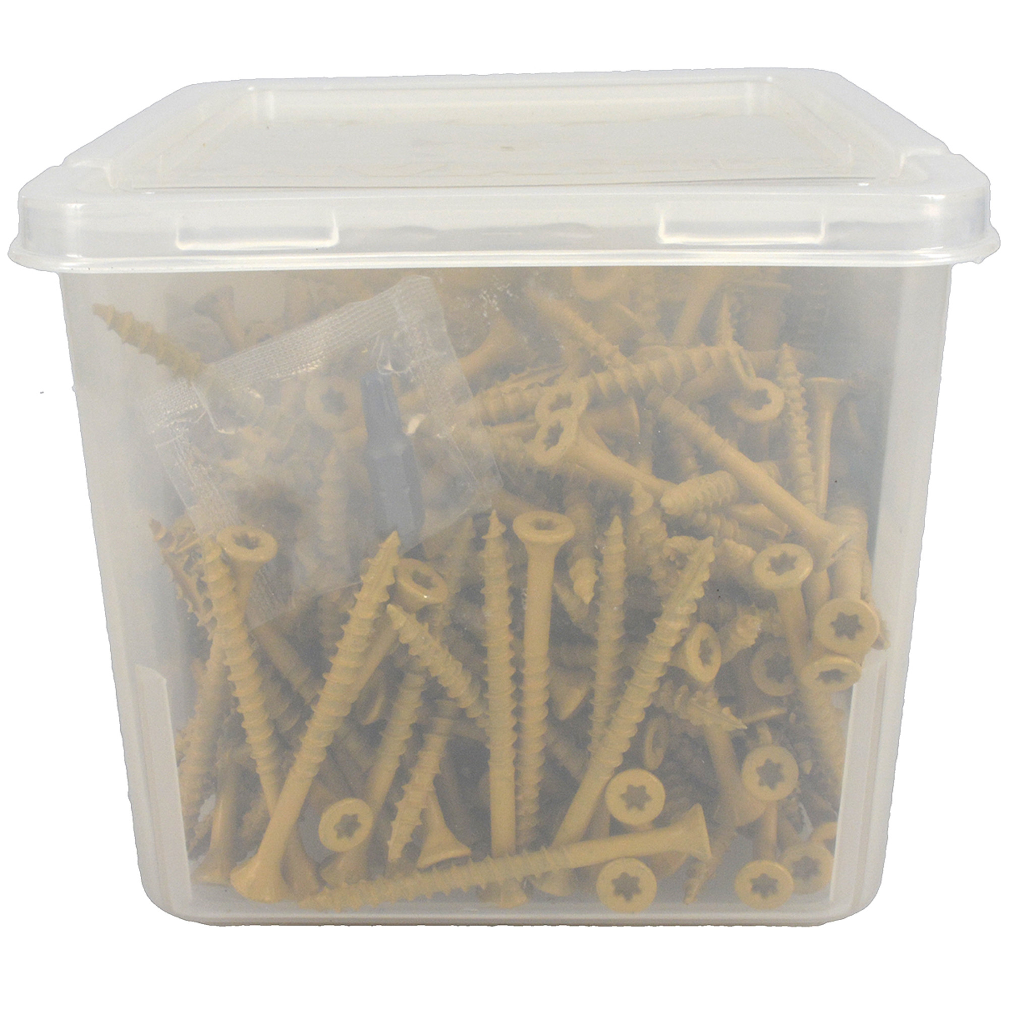 Deck Plus Tan Deck Screws (#10 x 2-1/2 in.)