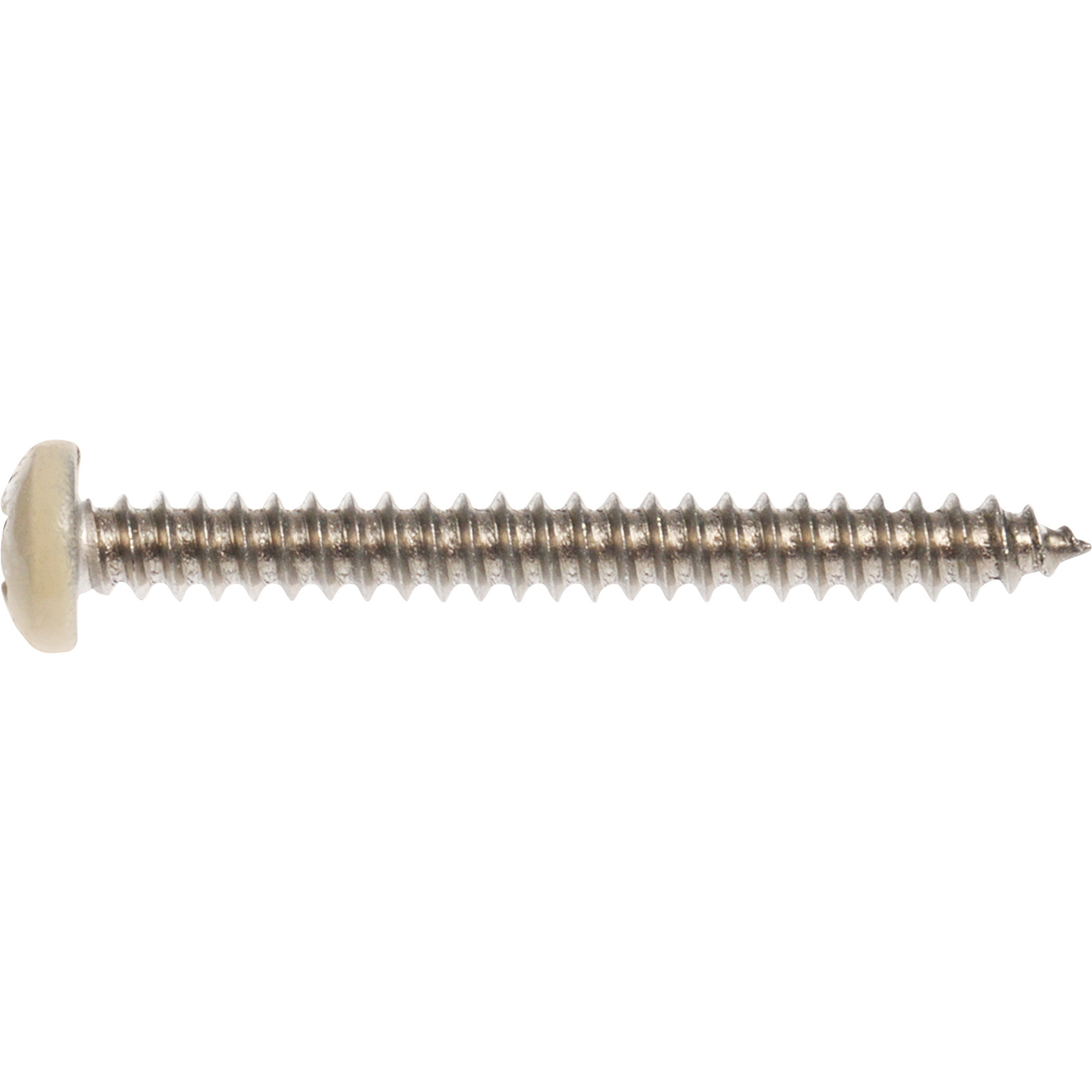 Hillman Beige Phillips Pan-Head Stainless Sheet Metal Screws (#10 x 2 in.) - 15 pc