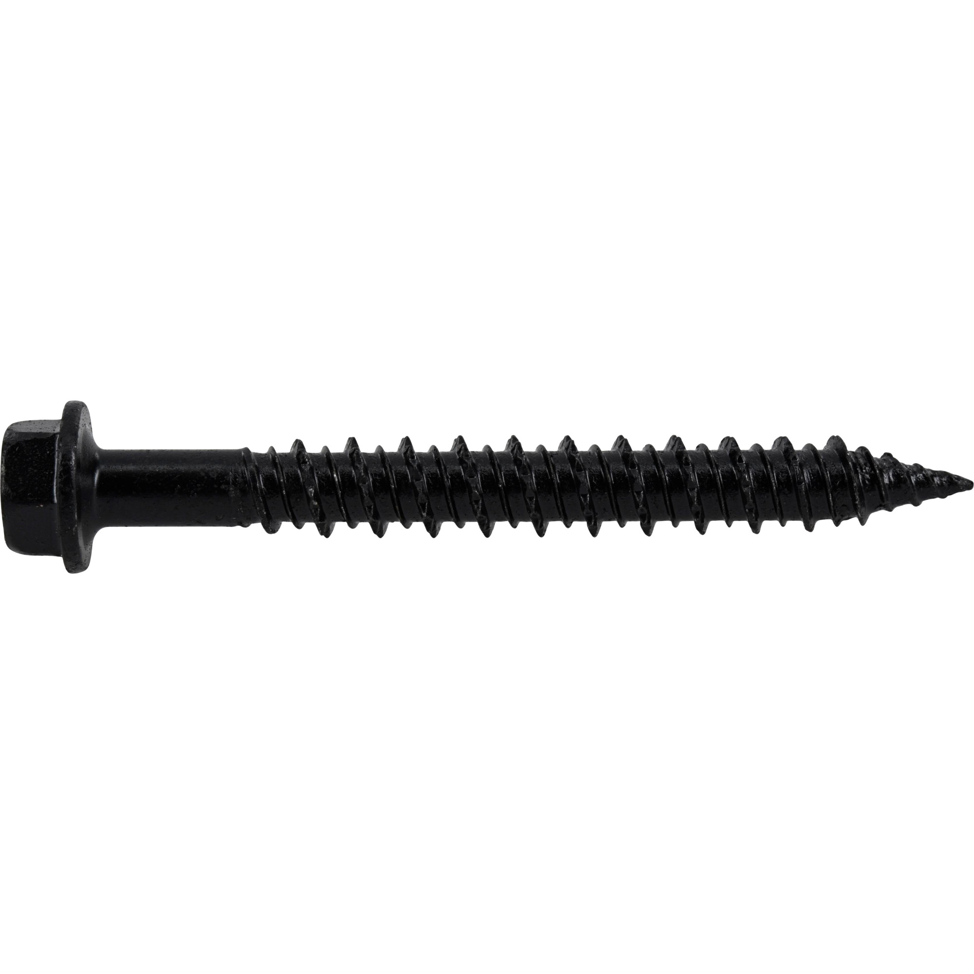 Power Pro Black Hex Washer-Head Concrete Screw Anchor (1/4 in. x 2-1/4 in.) - 15 pc