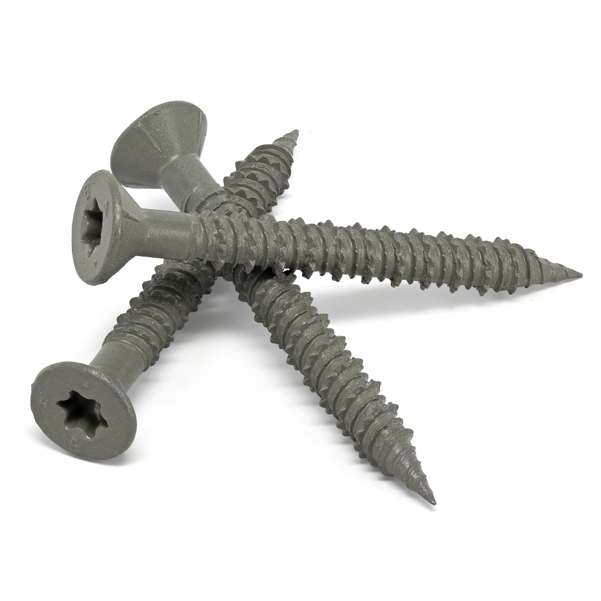 Power Pro 410 Stainless Flat Concrete Screw Anchor (1/4 in. x 2-1/4 in.) 100 pc