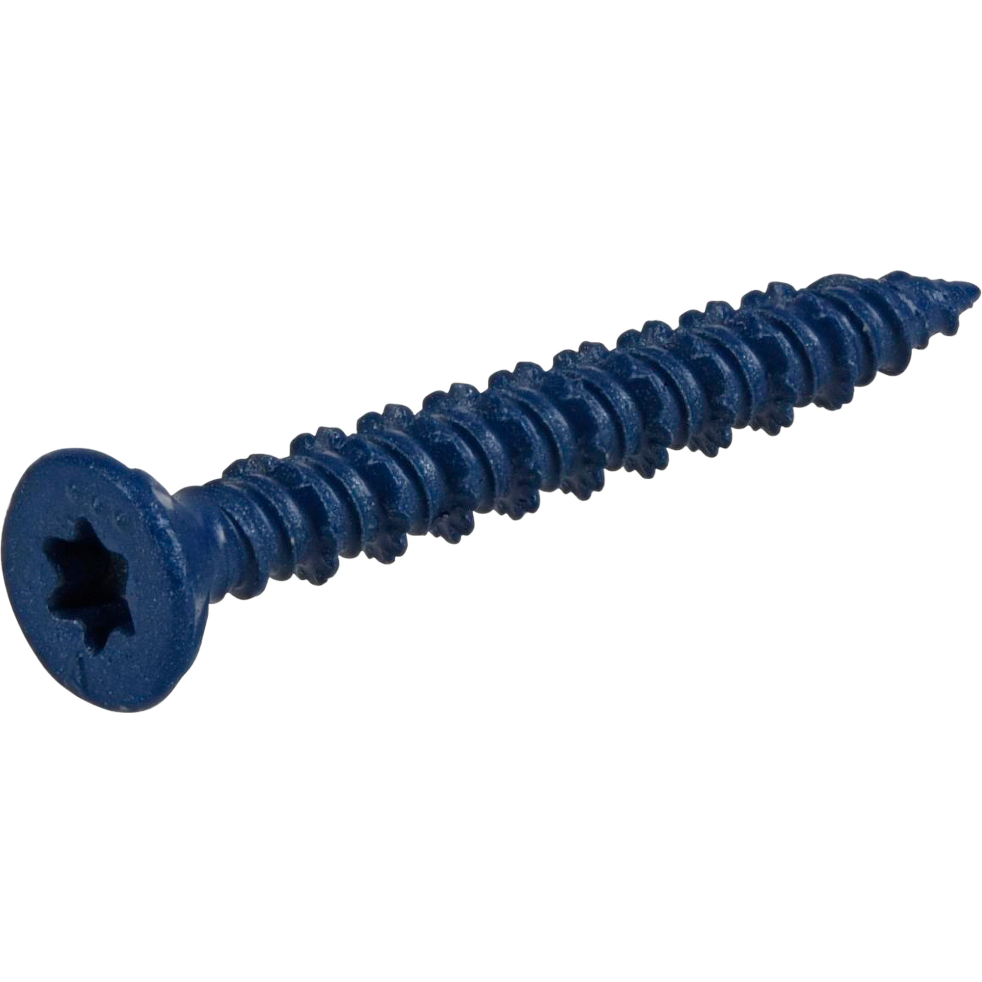 Power Pro Blue Flat-Head Concrete Screw Anchor (3/16 in. x 1-3/4 in.) - 100 pc