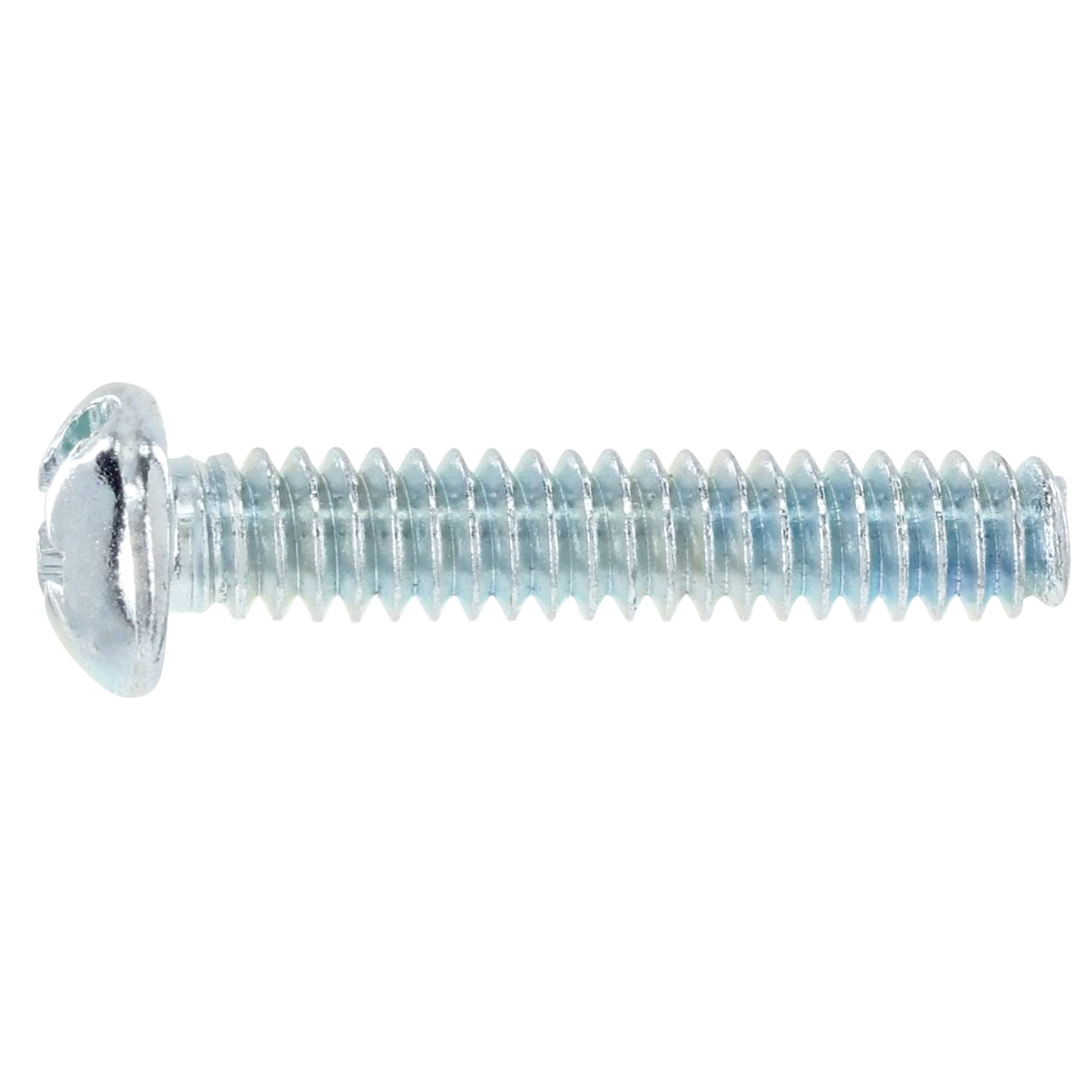 Hillman Zinc Round Head Combination Machine Screw #10-24 x 1 in.