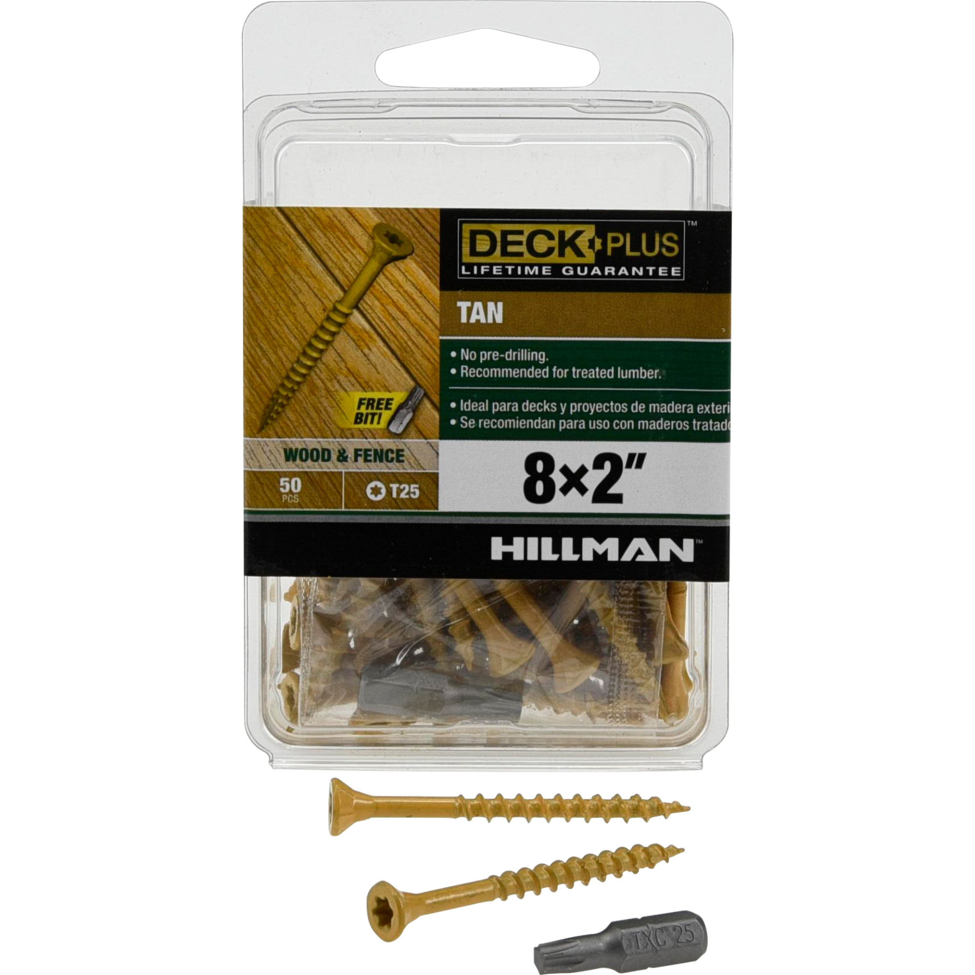 Deck Plus Tan Deck Screws (#8 x 2 in.)