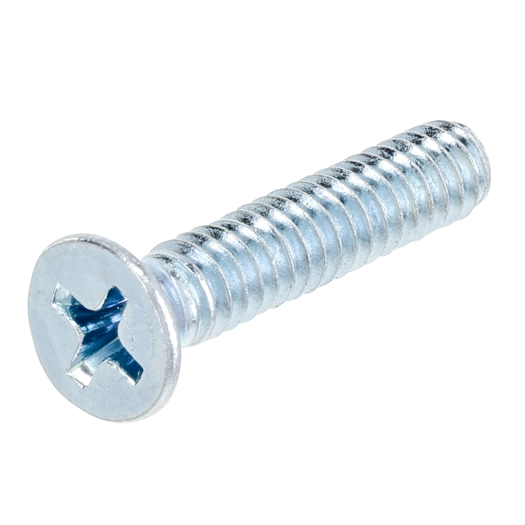 Hillman Zinc Flat Head Phillips Machine Screw #10-24 x 1 in.