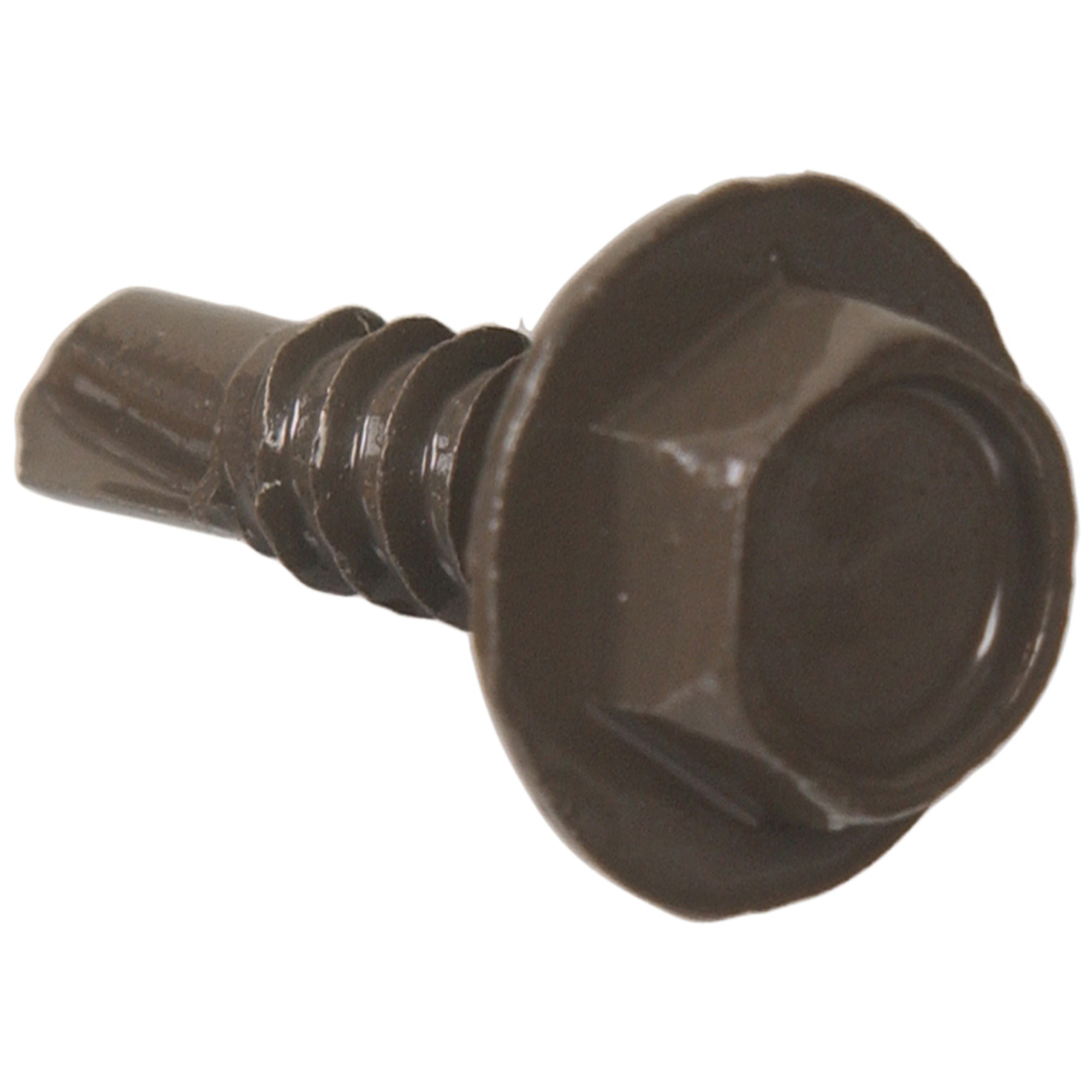 Hillman Brown Hex Washer-Head Self Drilling Screws (#10-16 x 3/4 in.)