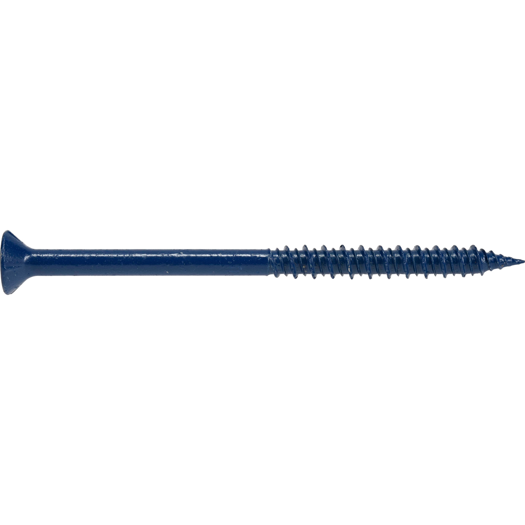 Power Pro Blue Flat-Head Concrete Screw Anchor (1/4 in. x 3-3/4 in.) - 10 pc