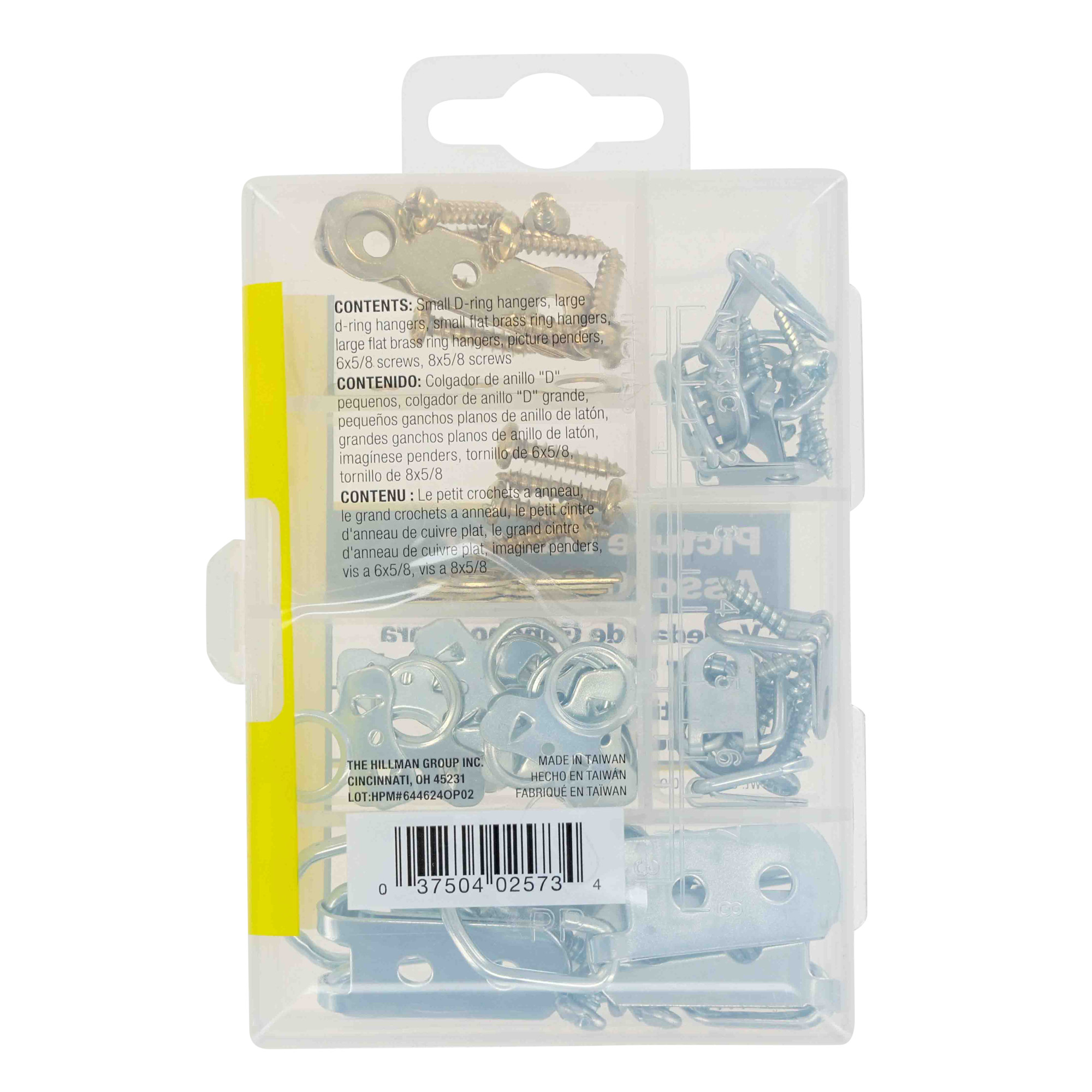 Hillman Picture Hanger Assortment 60 Piece