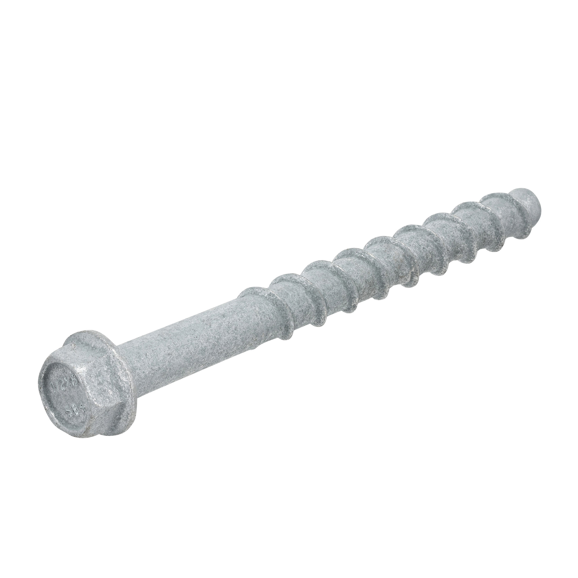 Power Pro Galvanized Hex Washer Head Screw-Bolt+ Anchors (1/2 in. x 6 in.) - 25 pc