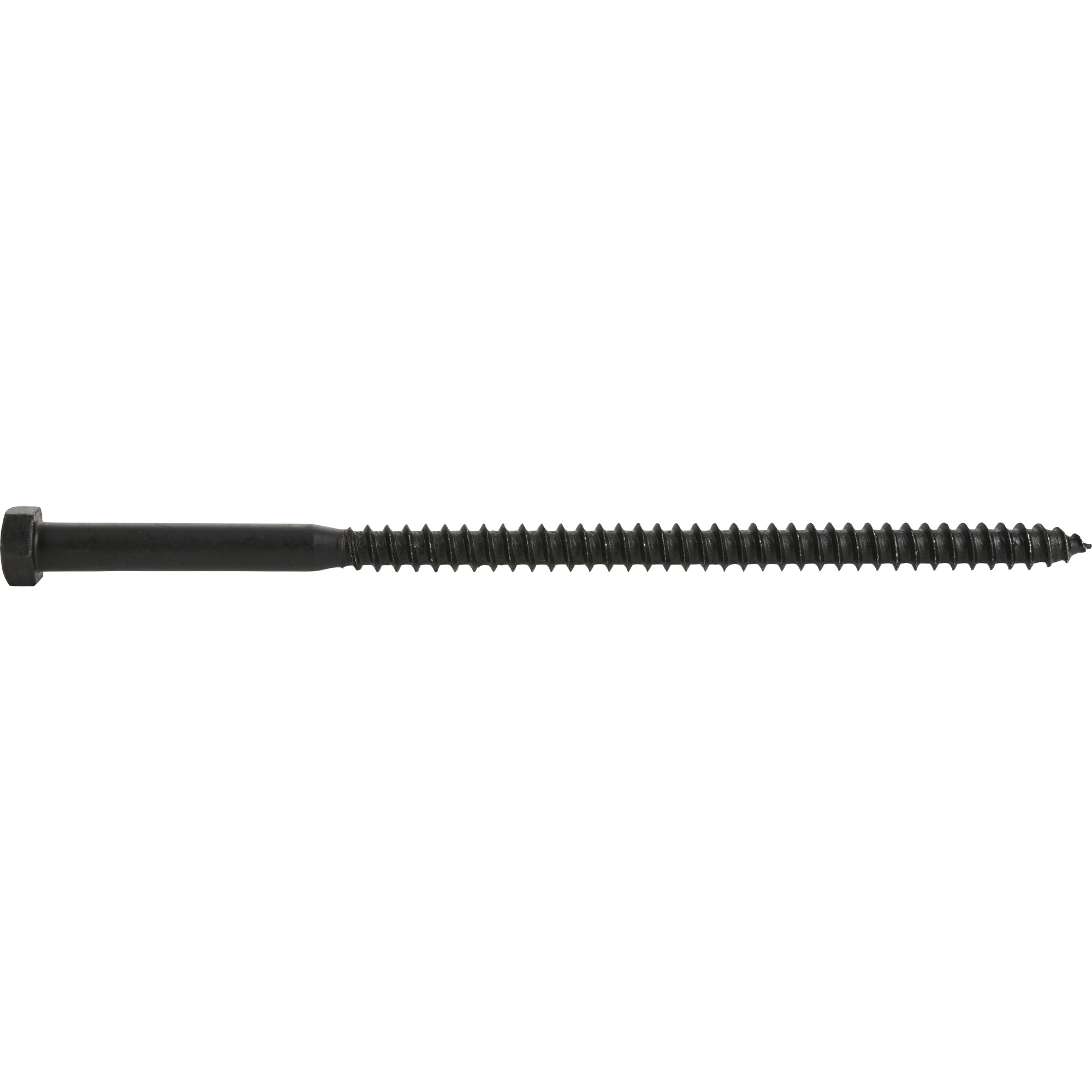 Deck Plus Black Coated Lag Screws 3/8 in. x 8 in.
