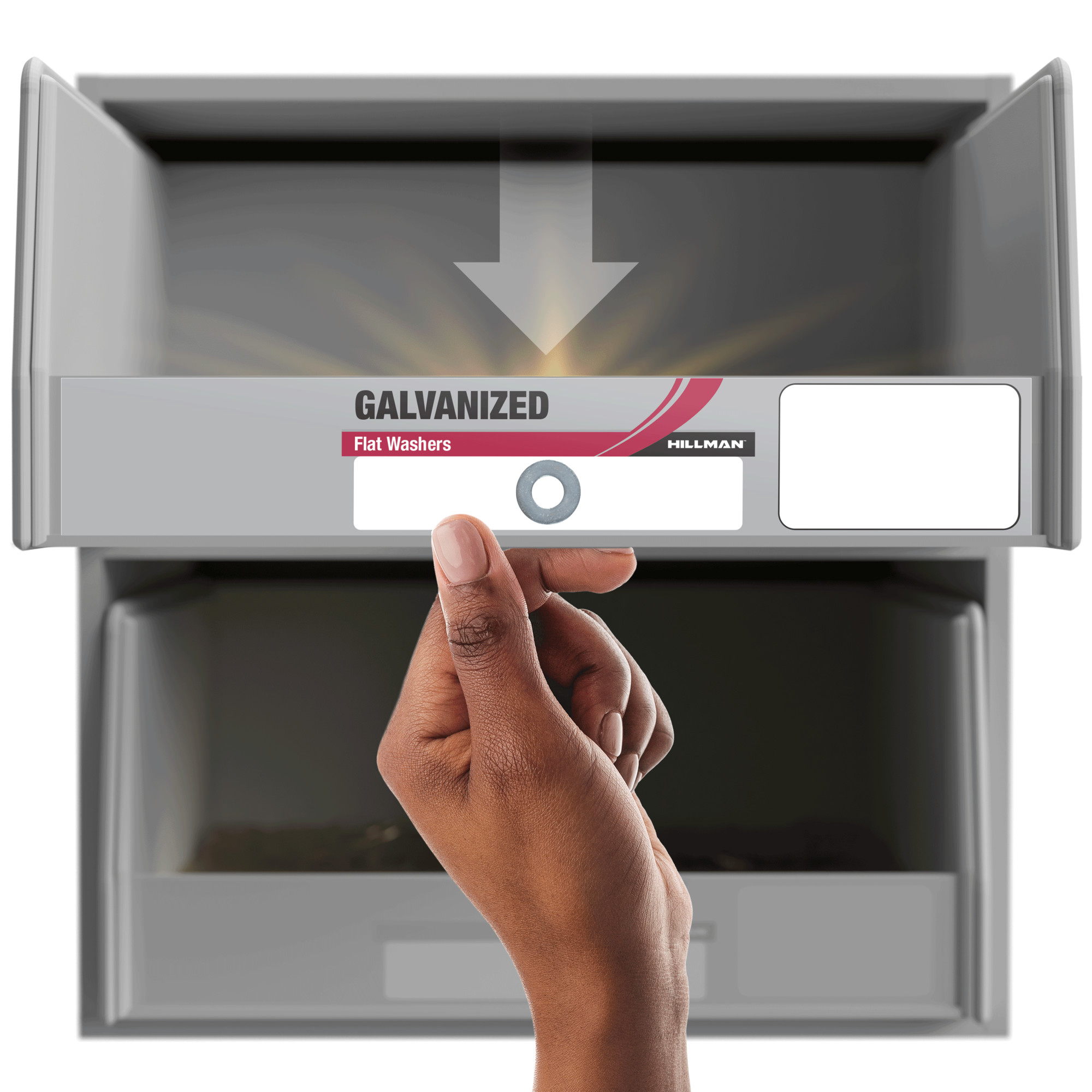 Hillman Galvanized Flat Washers 1/4 in.