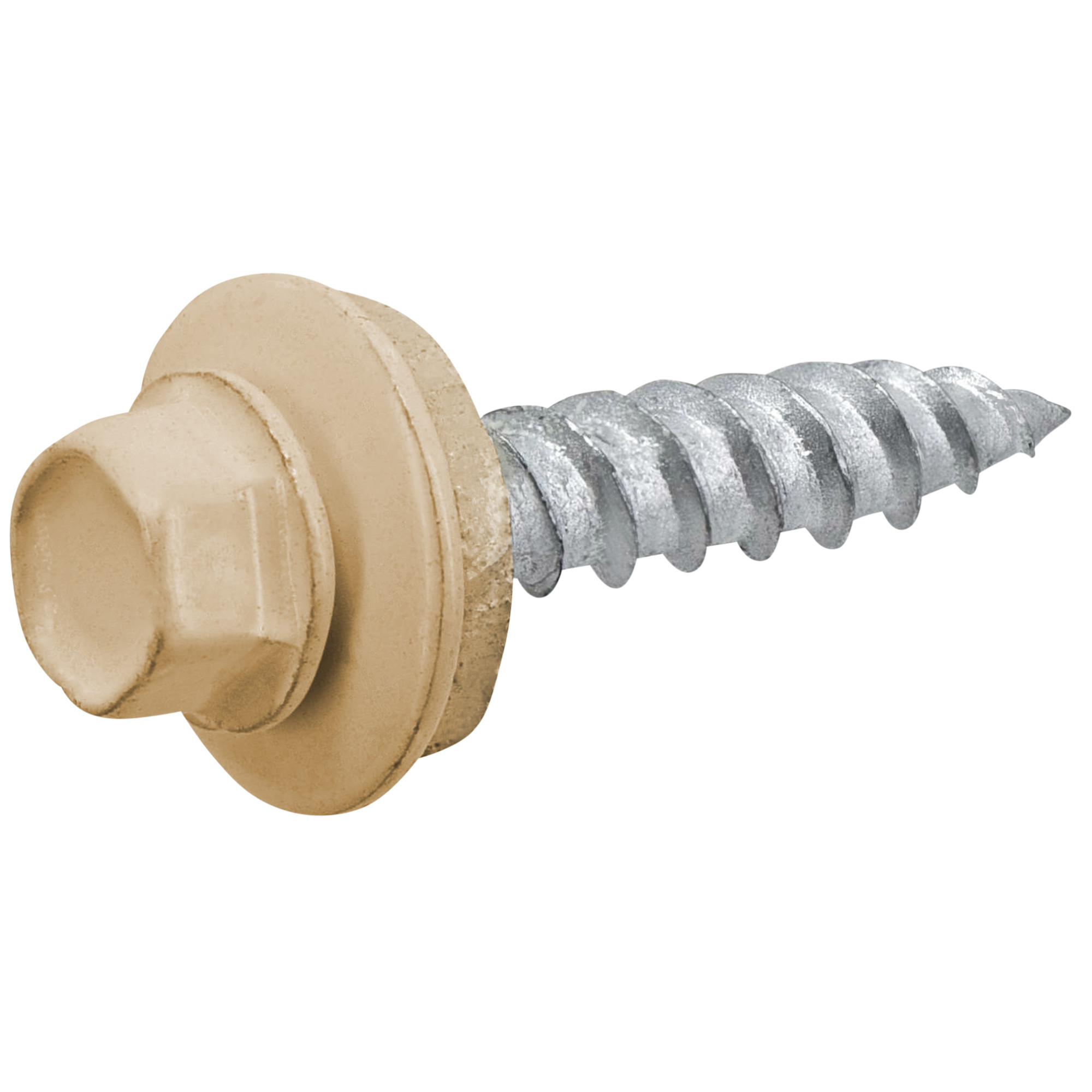 Hillman Tan Painted Self-Piercing Sheeter (#10 x 1 in.)