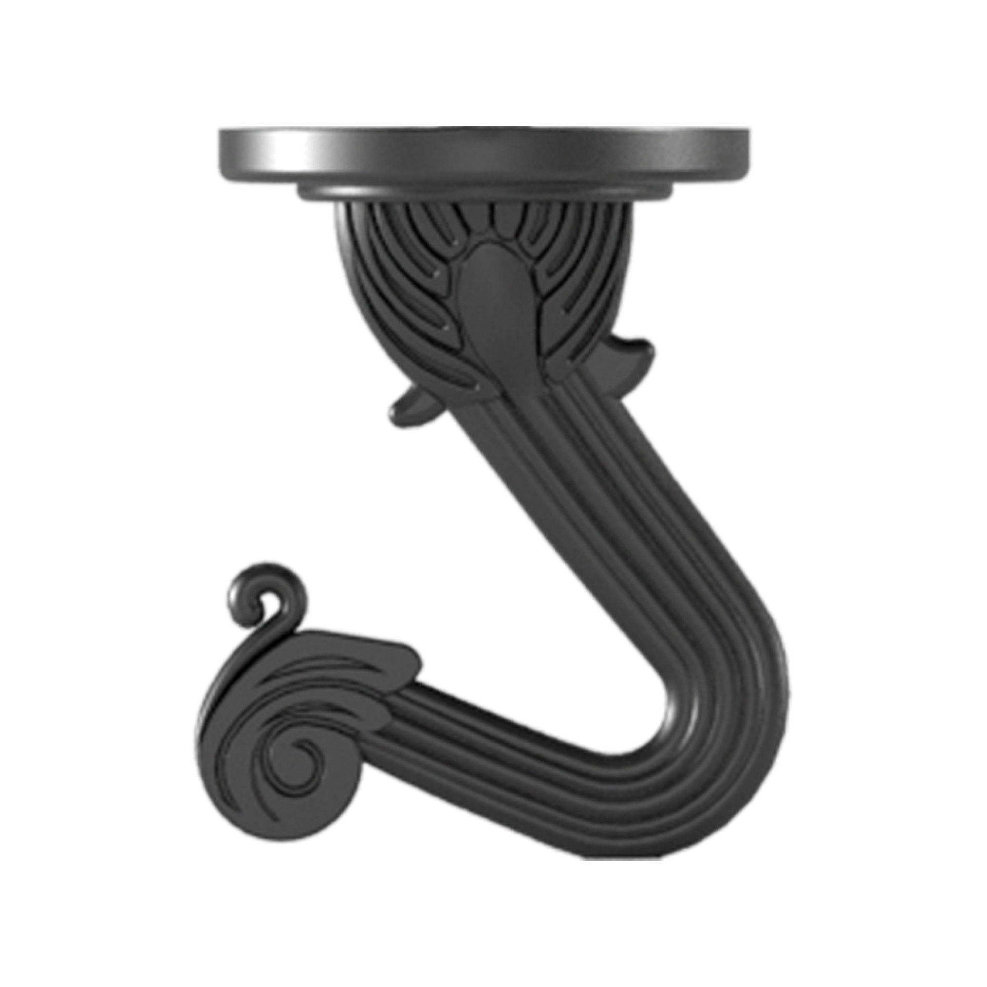 Hillman Swag Hooks Black 30lb 2 Pack