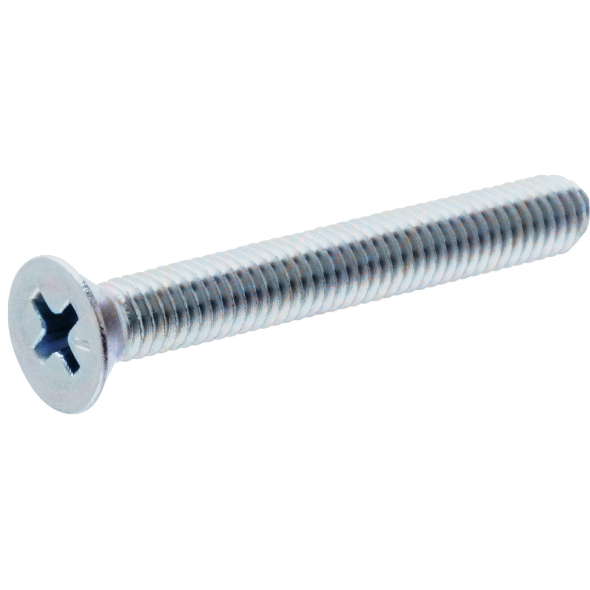 Hillman Zinc Flat Head Phillips Machine Screw #10-24 x 1-1/4 in.