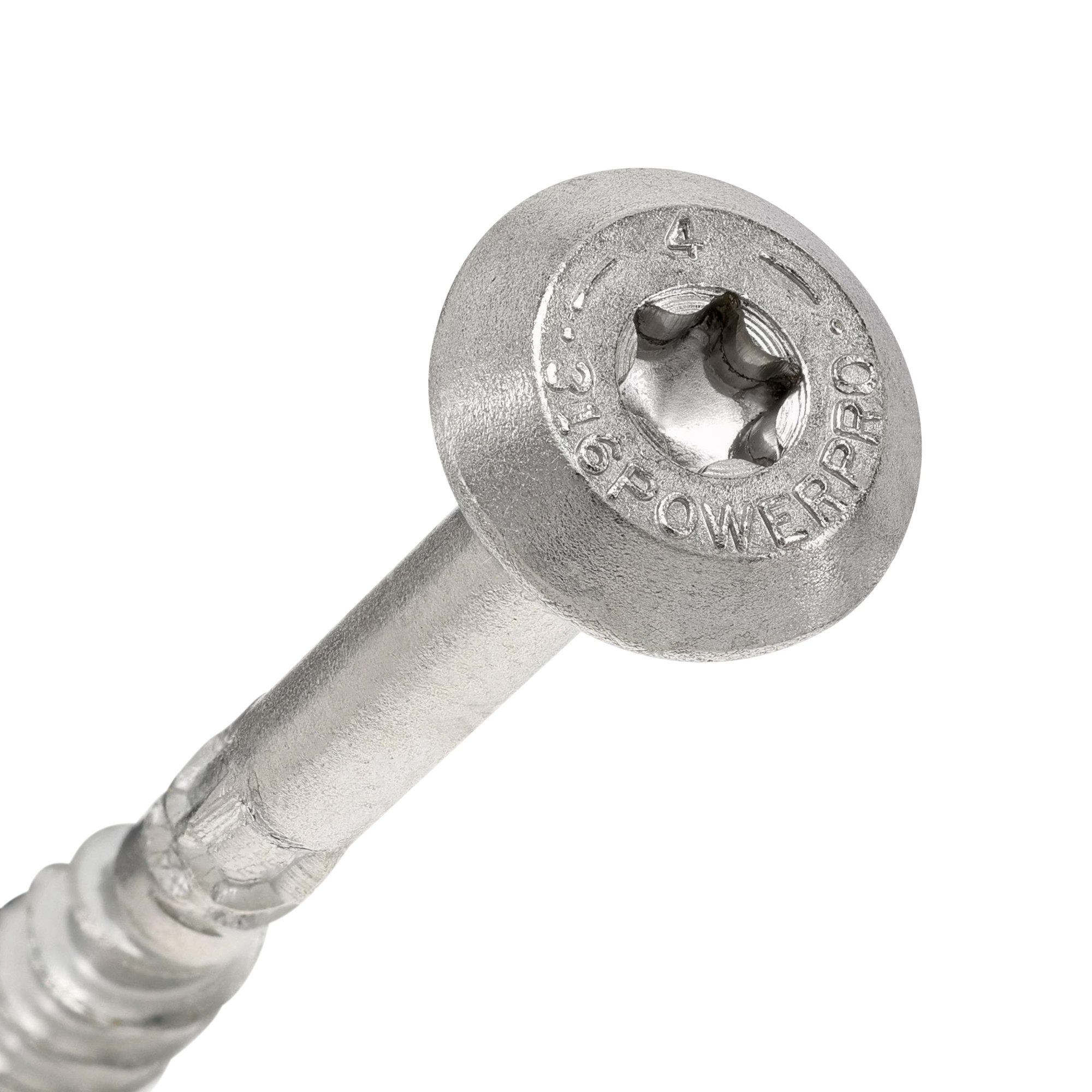 Power Pro 316SS Stainless Steel Structural Lag Screws (5/16 in. x 4 in.) - 1pc