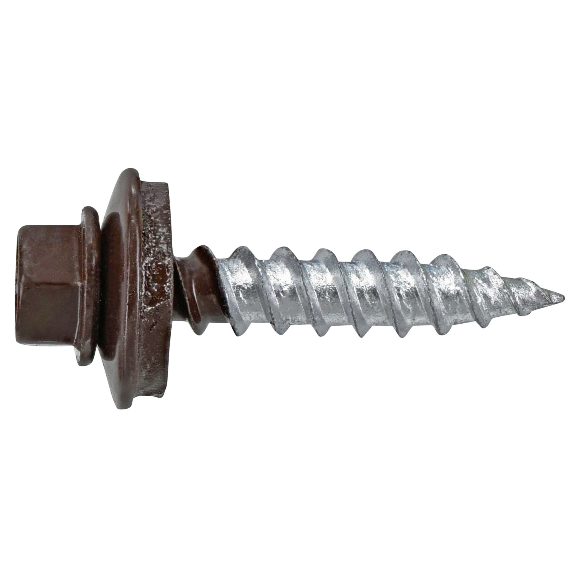 Hillman Brown Painted Self-Piercing Sheeter (#10 x 1 in.)