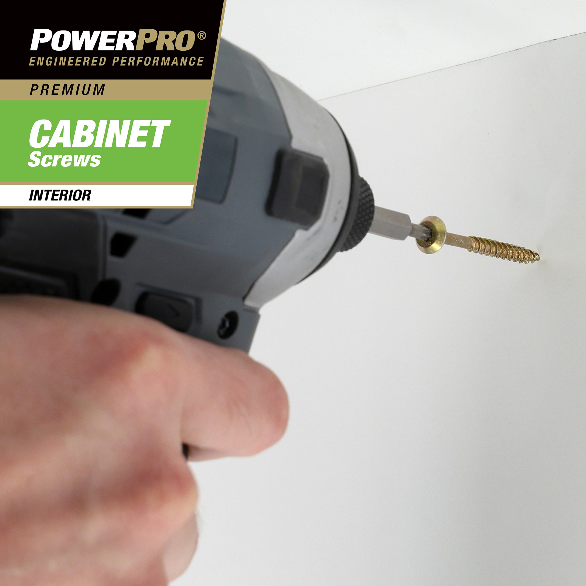 Power Pro� Premium Interior Cabinet Screws (#8 x 1-3/4 in.) - 50pc