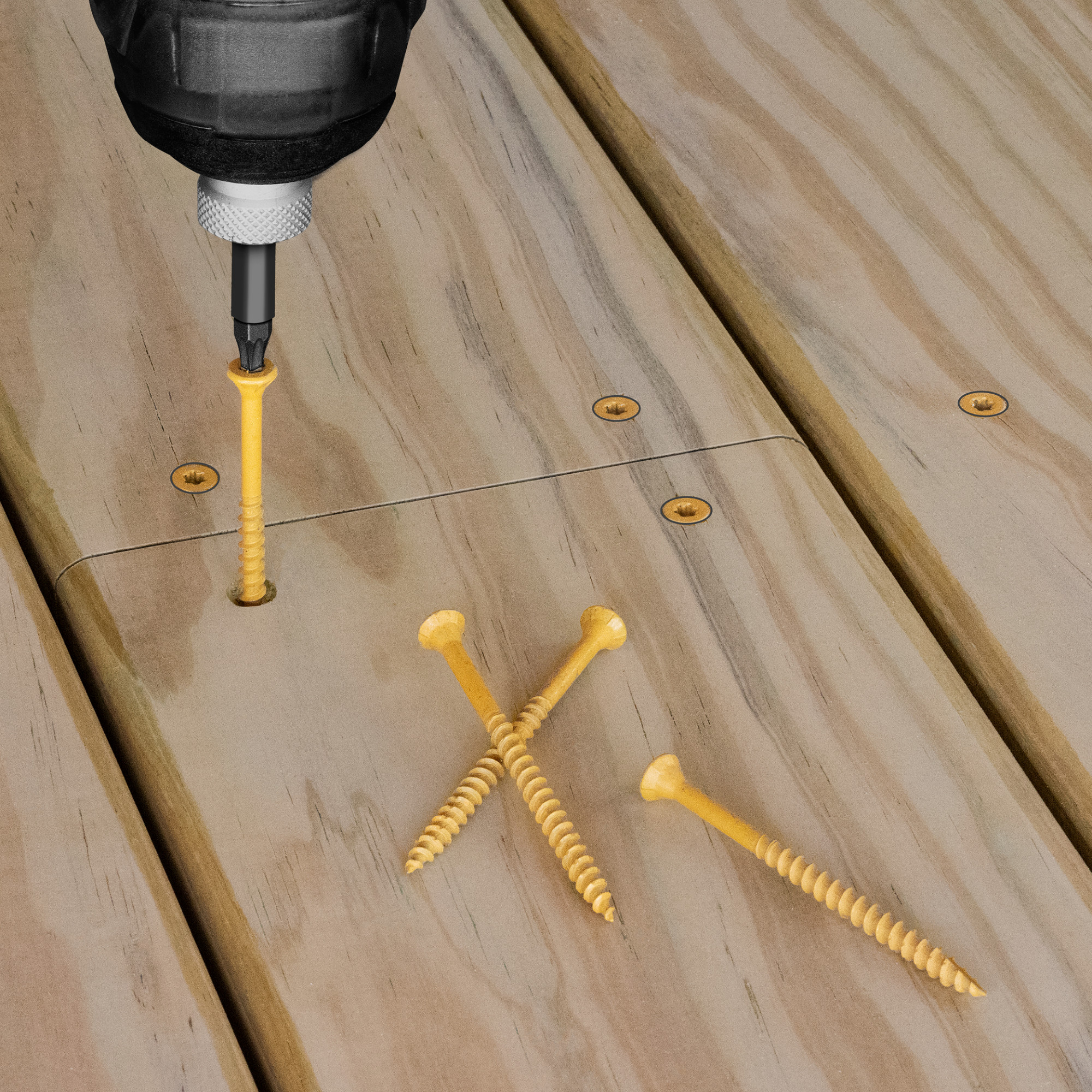 Deck Plus Tan Deck Screws (#10 x 2-1/2 in.)