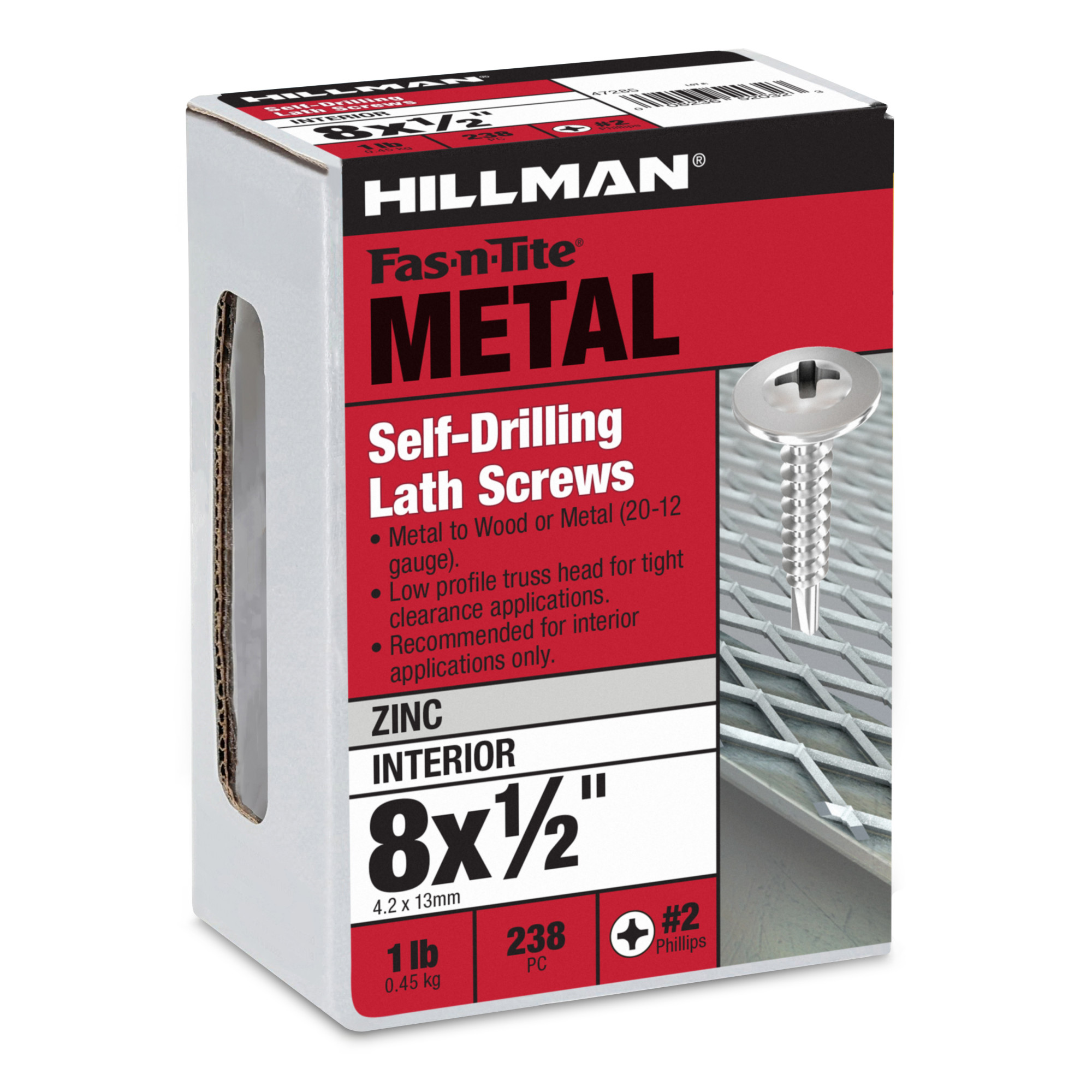Hillman Truss Washer Head Self Drilling Lath Screws (#8 x 1/2 in.)