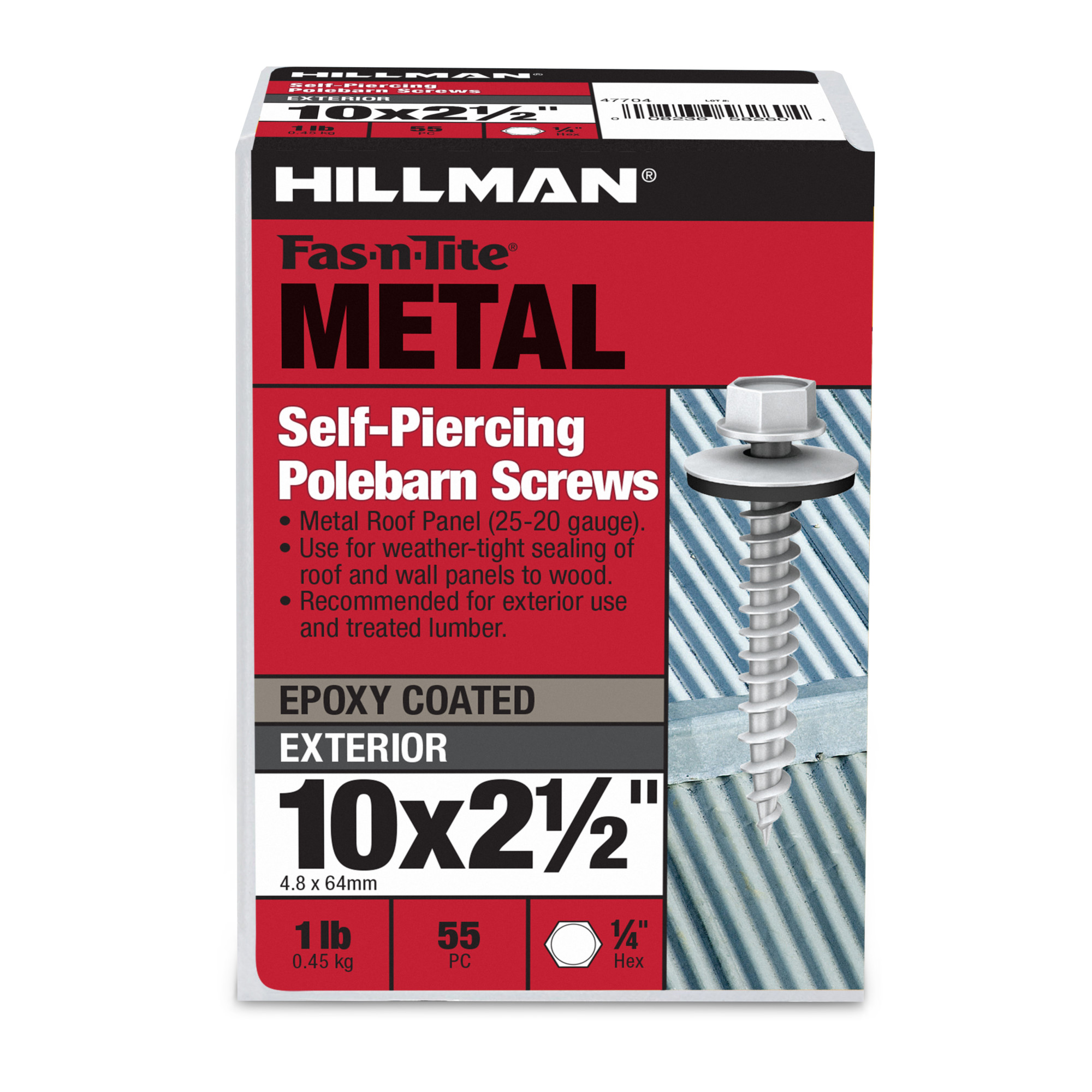 Hillman Self-Piercing Sheeter Screws (#10 x 2-1/2 in.)