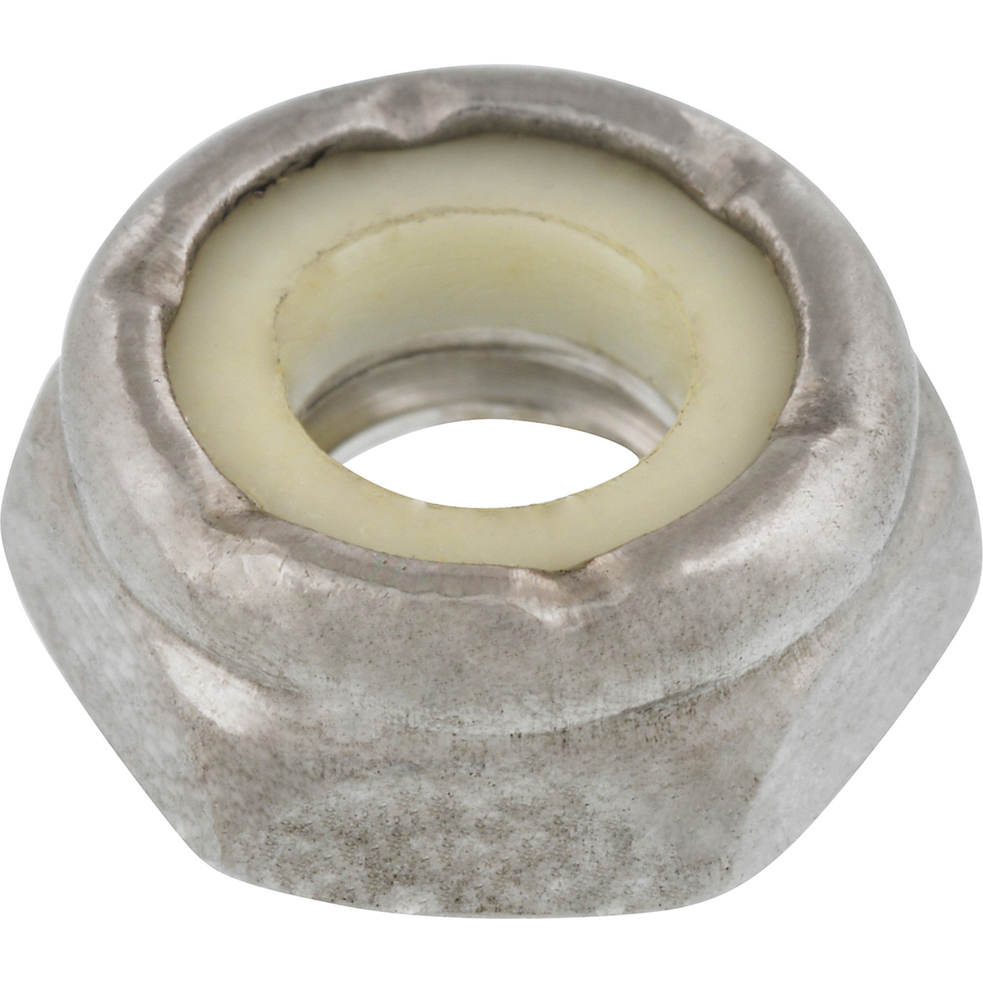 Hillman Thin Stainless Nylon Insert Lock Nuts (#10-24) - 10 pc