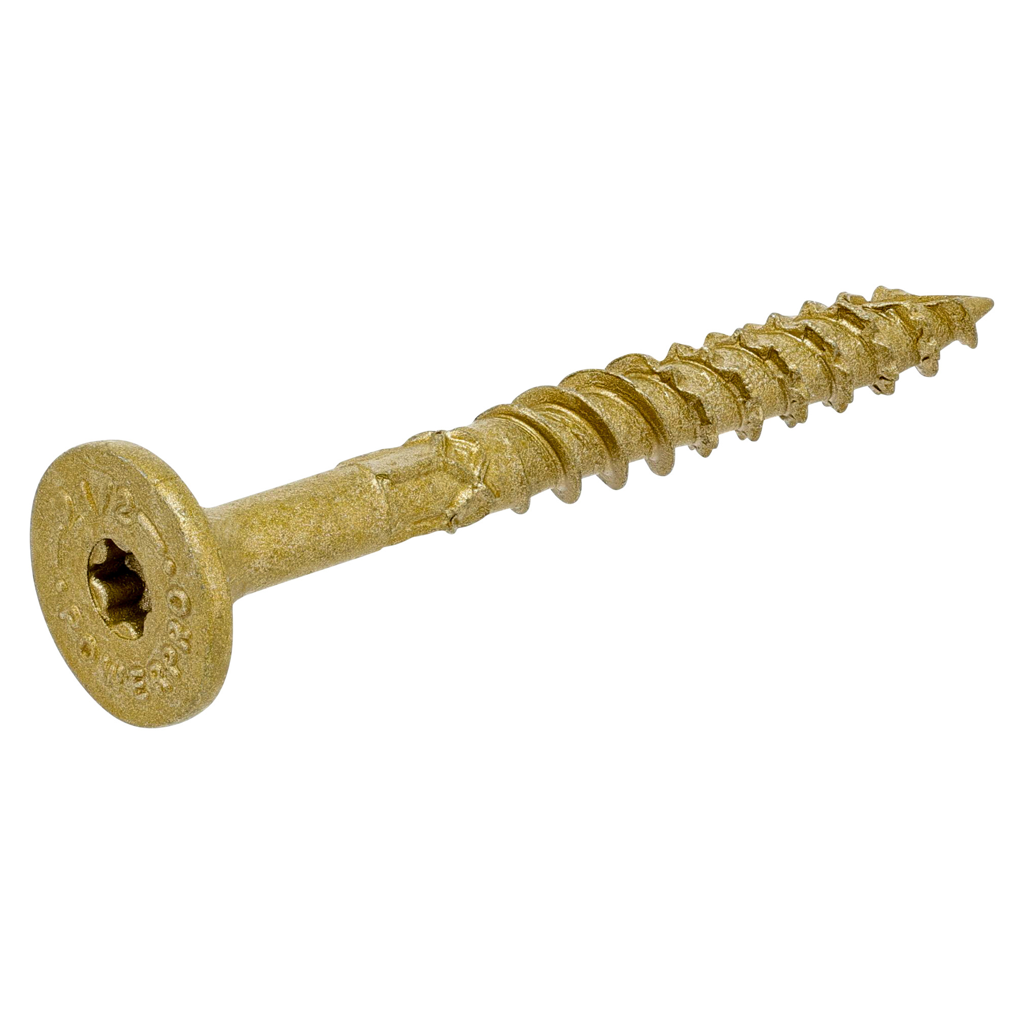 Power Pro TimberWood Bronze Structural Screws (5/16 in. x 2-1/2 in.) - 1pc