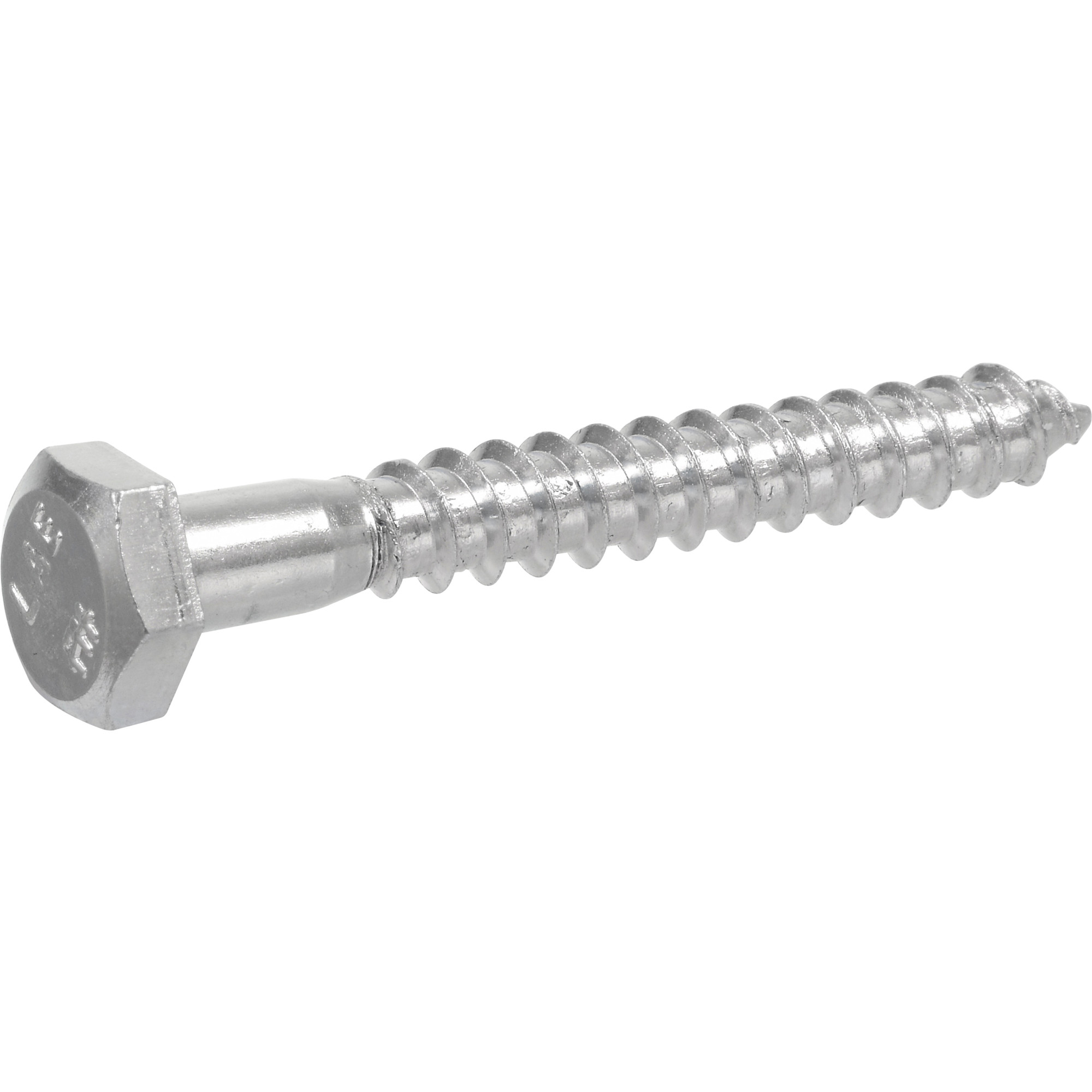 Hillman Zinc Hex Lag Screw 3/8 in. x 4-1/2 in.