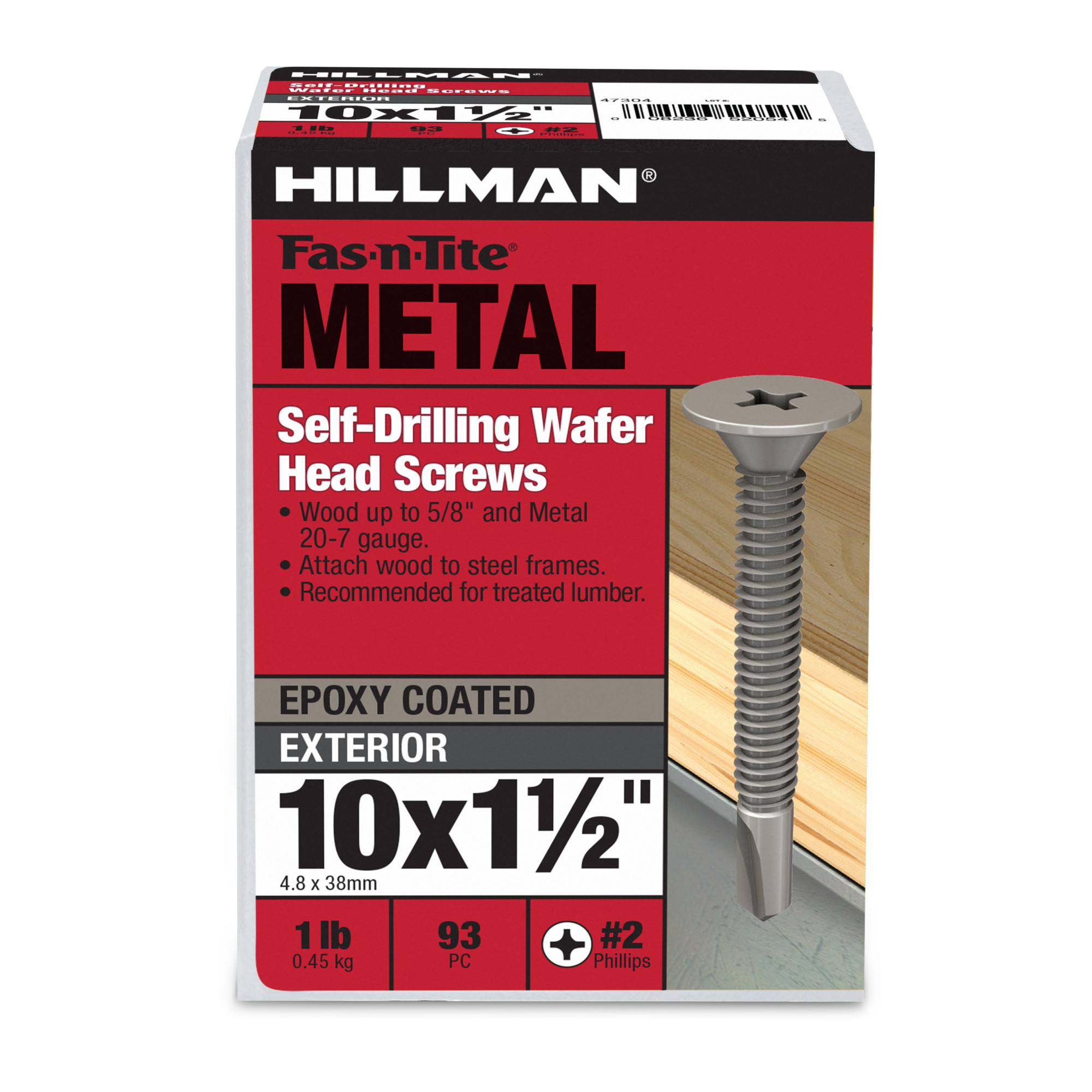 Hillman Wafer Head Phillips Self Drilling Screws (#10 x 1-1/2 in.)