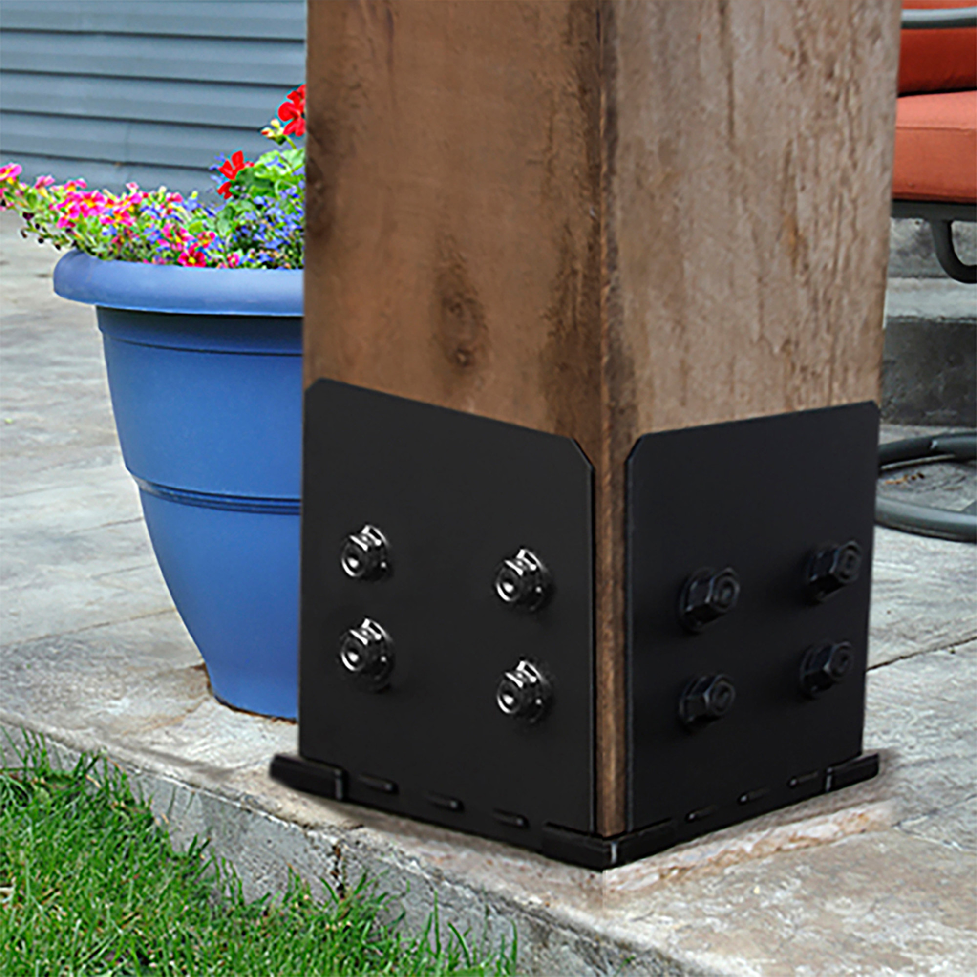 OZCO Ironwood Elevated Post Base Kit (10 in. x 10 in.)