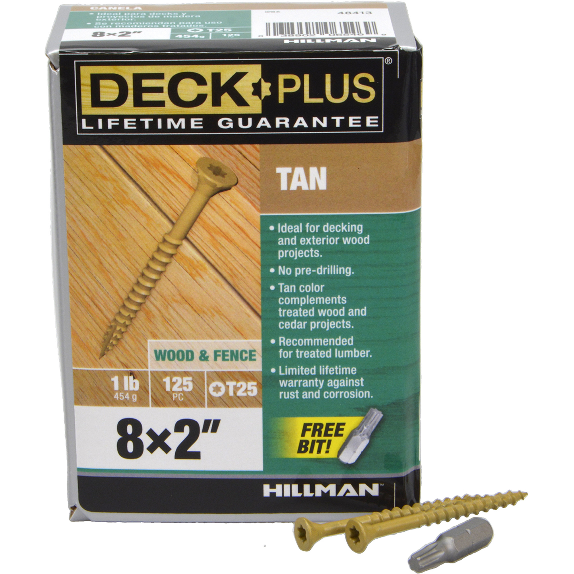 Deck Plus Tan Deck Screws (#8 x 2 in.)