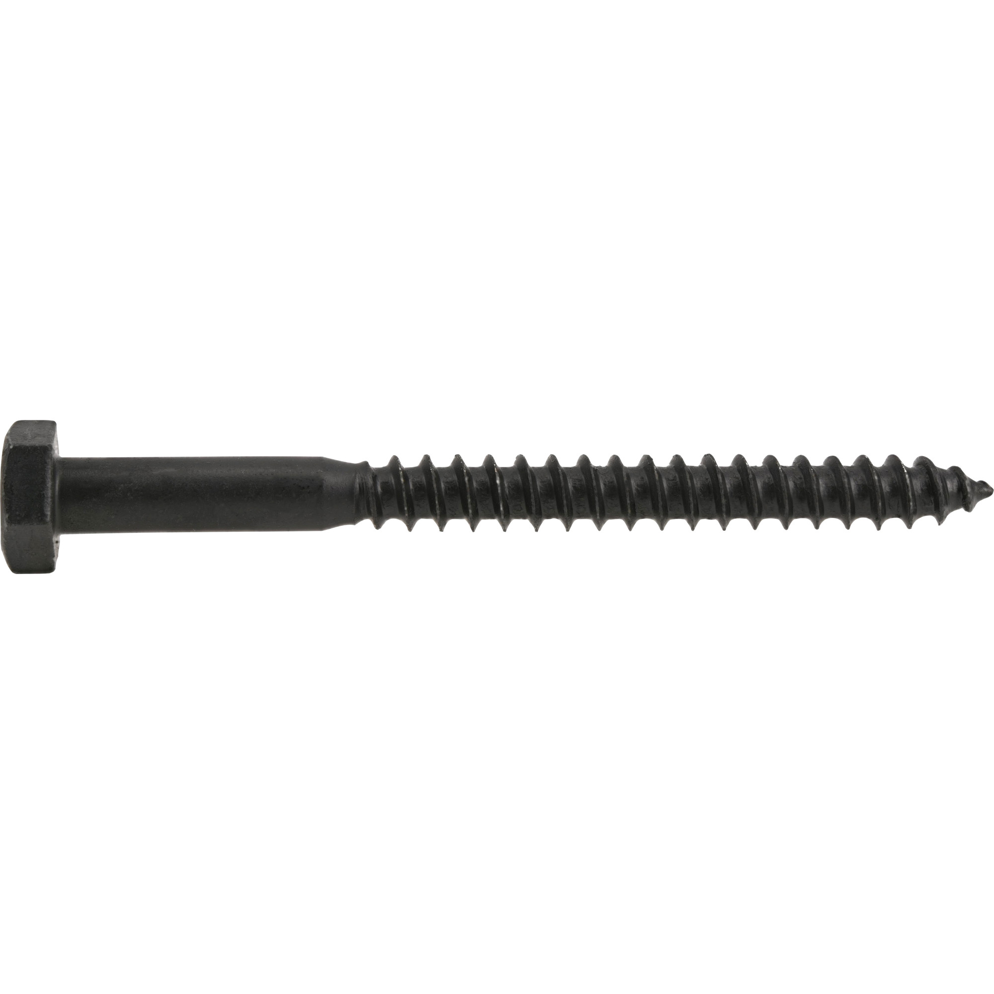 Deck Plus Black Coated Lag Screws 1/4 in. x 3 in.
