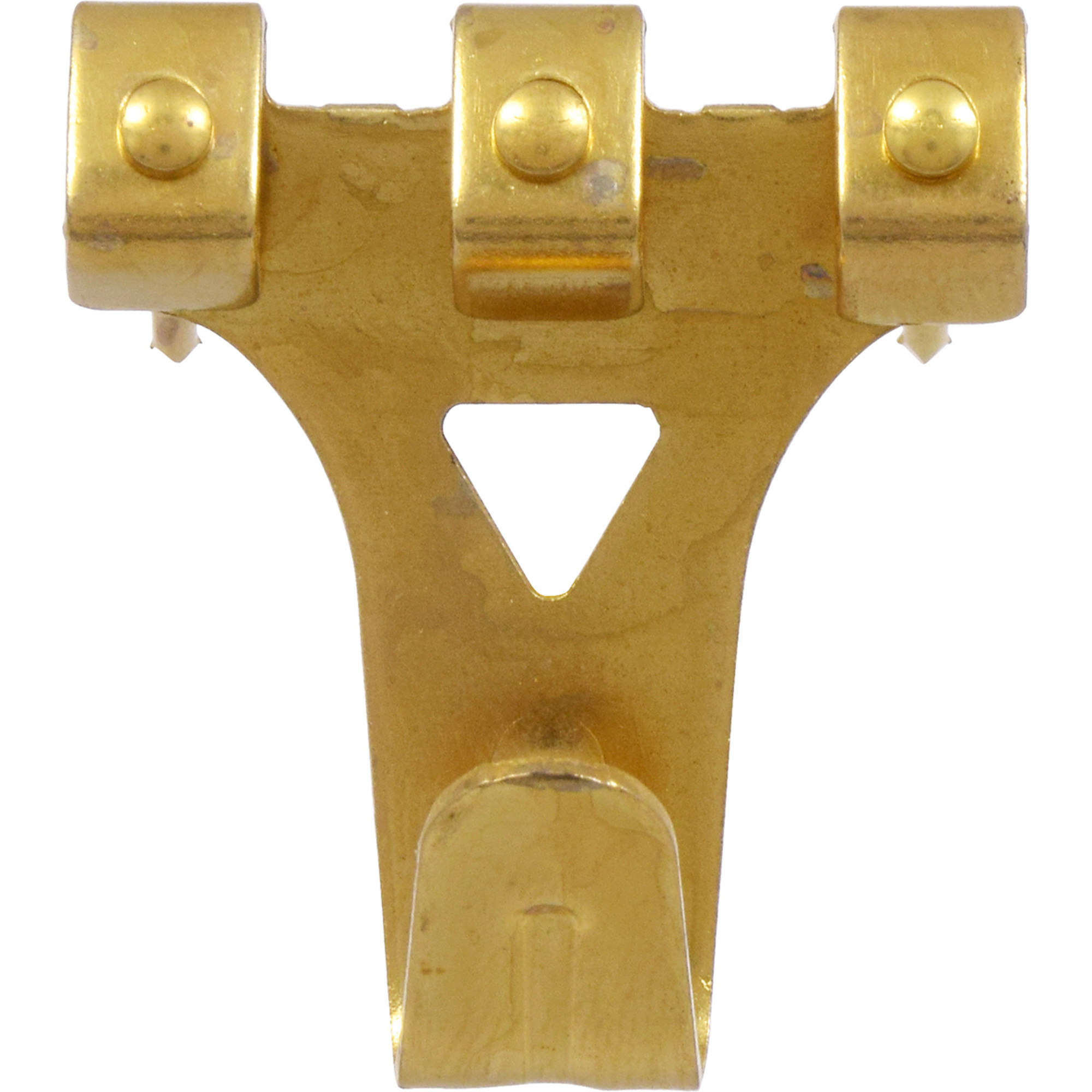 Hillman Professional Picture Hangers Brass 75lb 2 Pack
