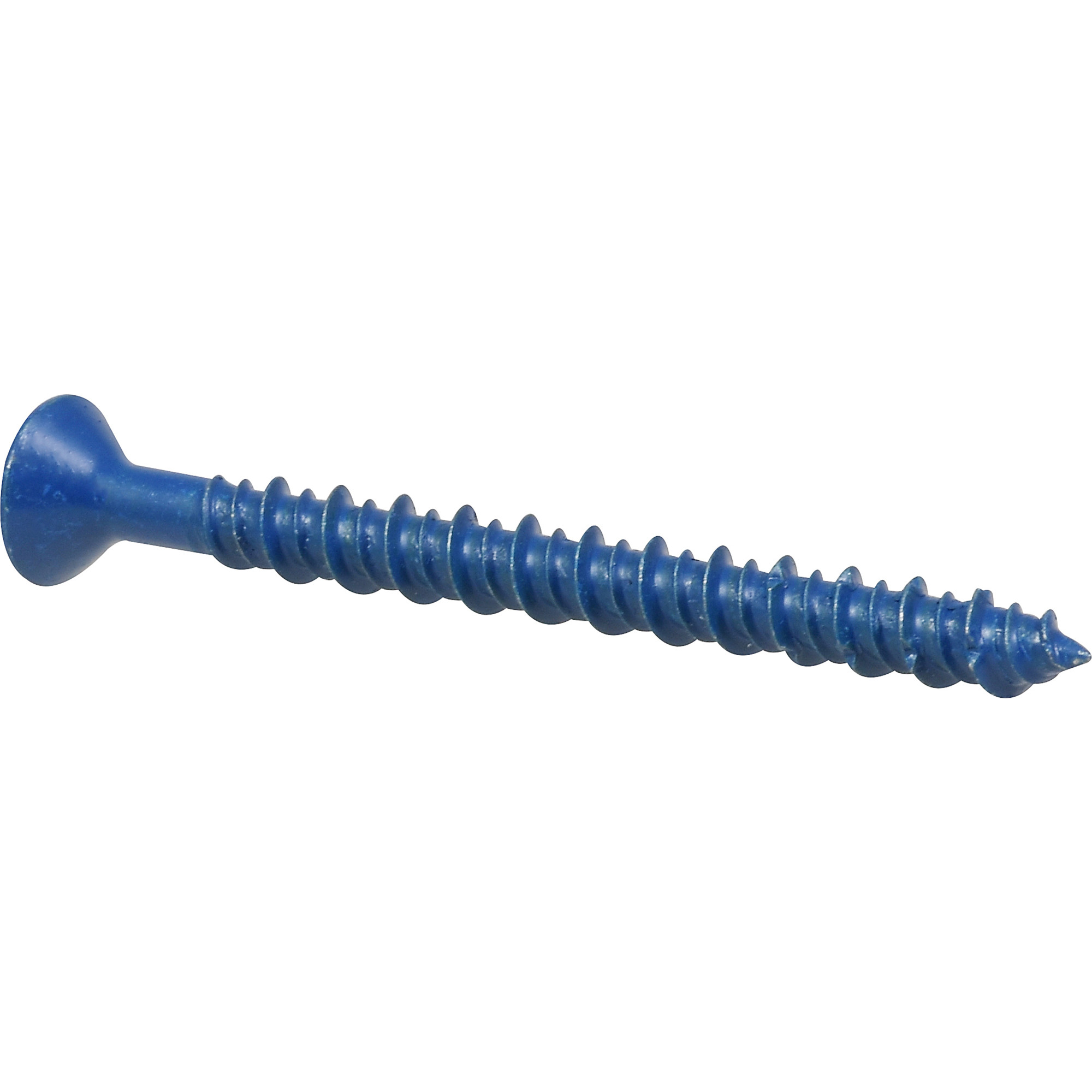 Hillman Blue Flat-Head Phillips Tapper Concrete Screw Anchor (1/4 in. x 1-1/4 in.) - 100 pc