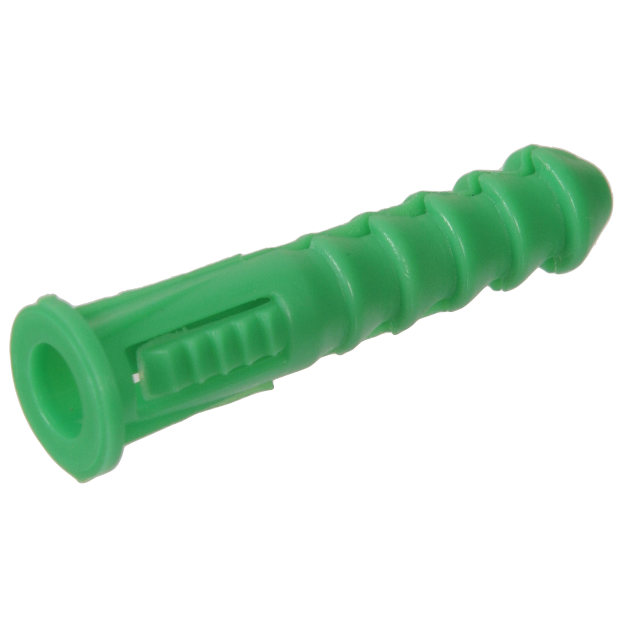 Hillman Green Ribbed Plastic Anchor (#12-14-16 x 1-1/2 in.) - 50 pc