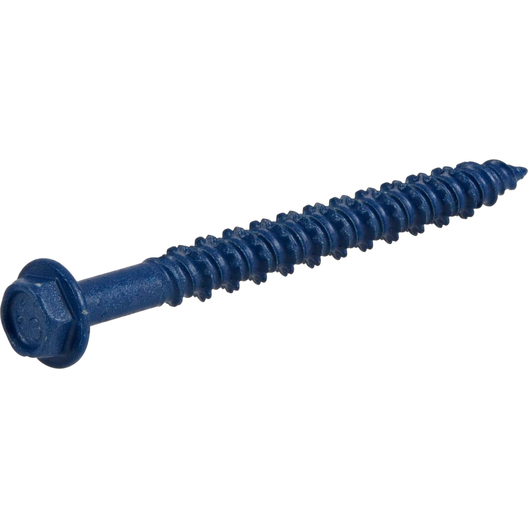 Power Pro Blue Hex Washer-Head Concrete Screw Anchor (3/16 in. x 2-1/4 in.) - 100 pc