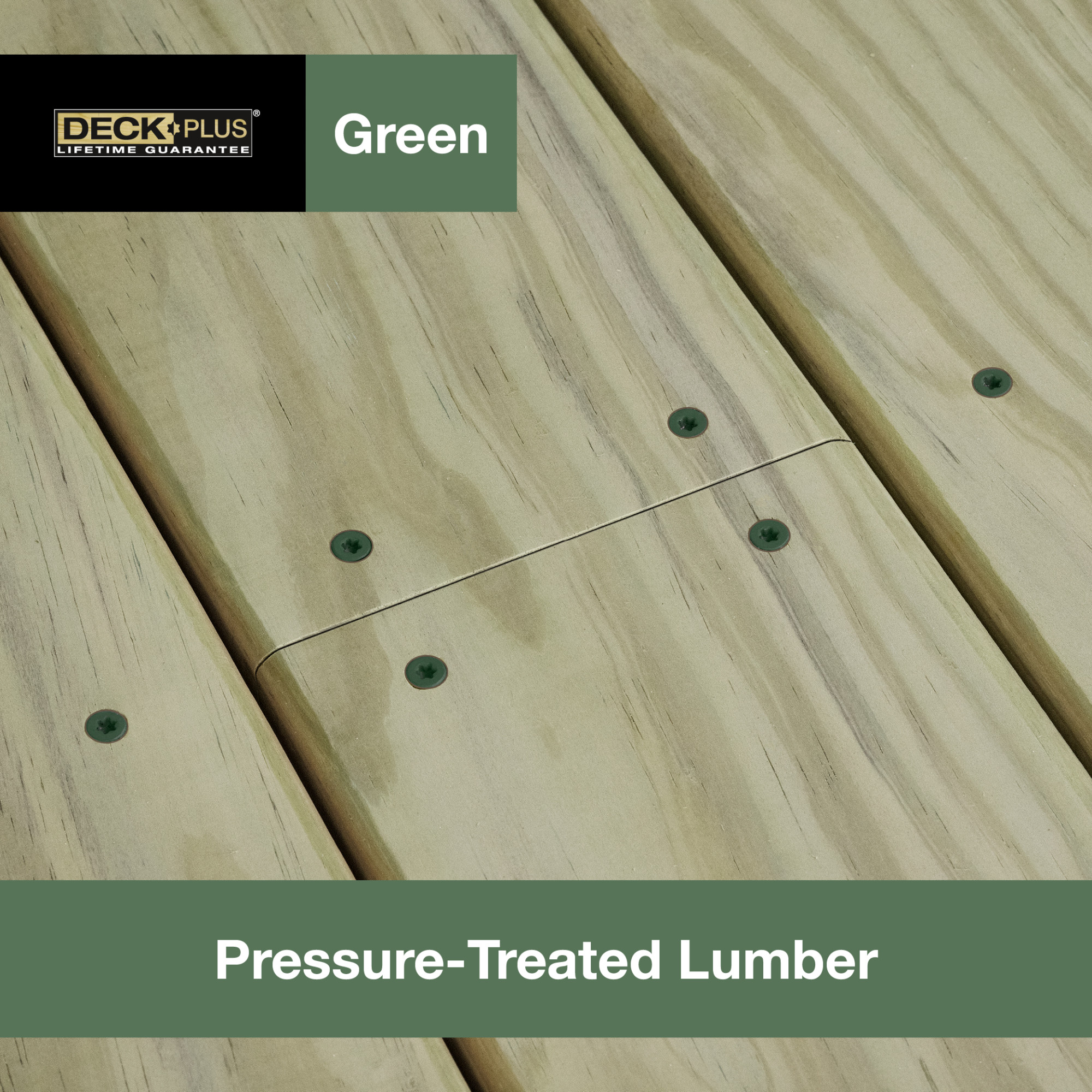 Deck Plus Green Deck Screws (#8 x 2 in.)