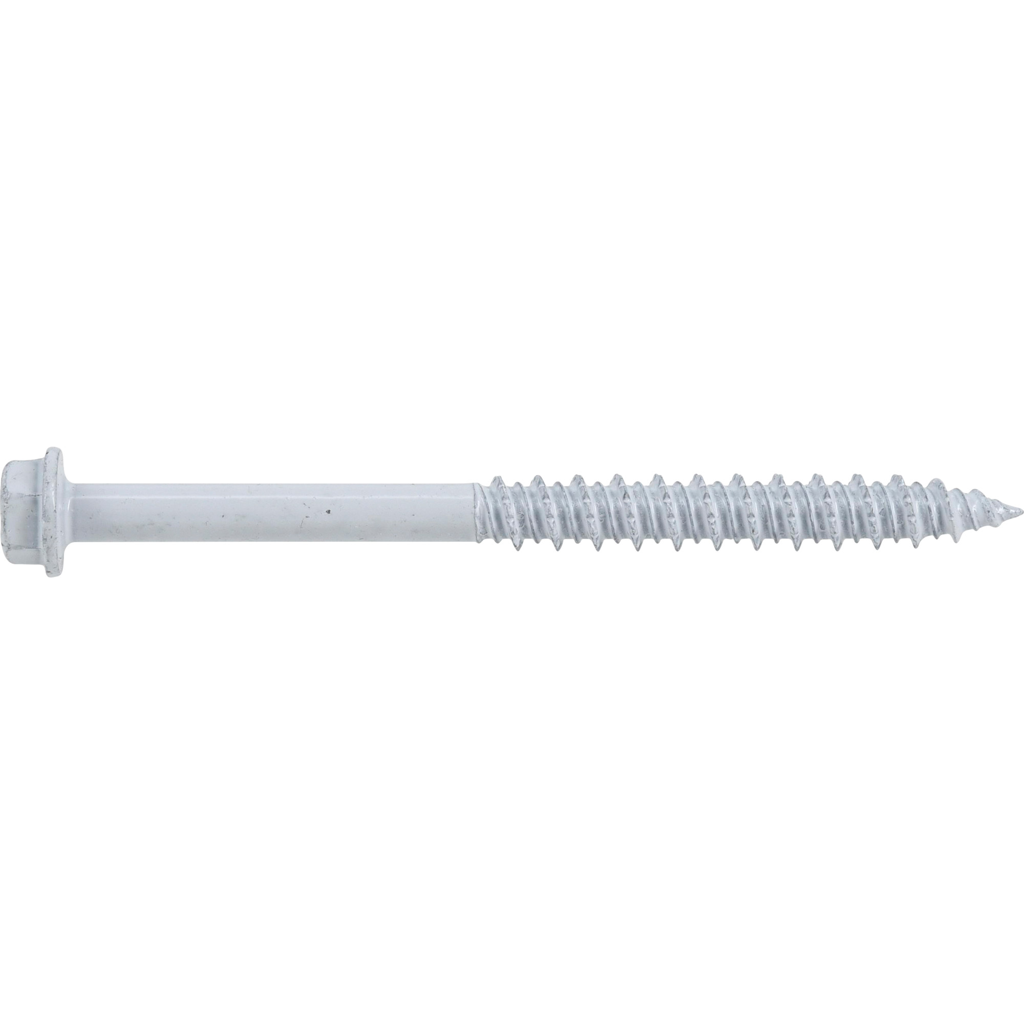 Power Pro White Hex Washer-Head Concrete Screw Anchor (1/4 in. x 3-1/4 in.) - 100 pc
