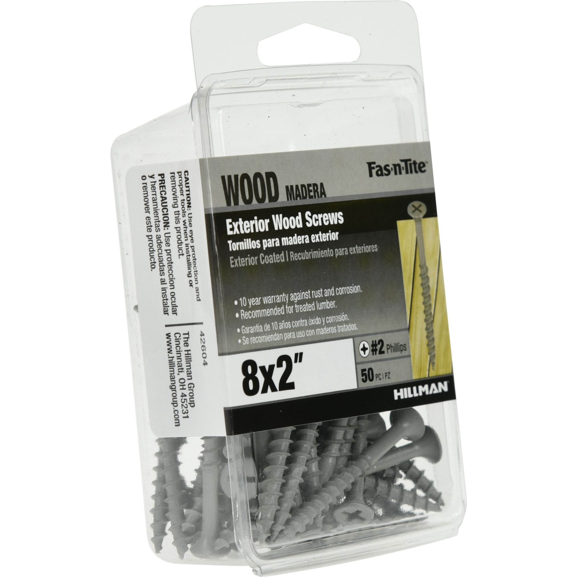 Hillman Exterior Coated Wood Screws (#8 x 2 in.)