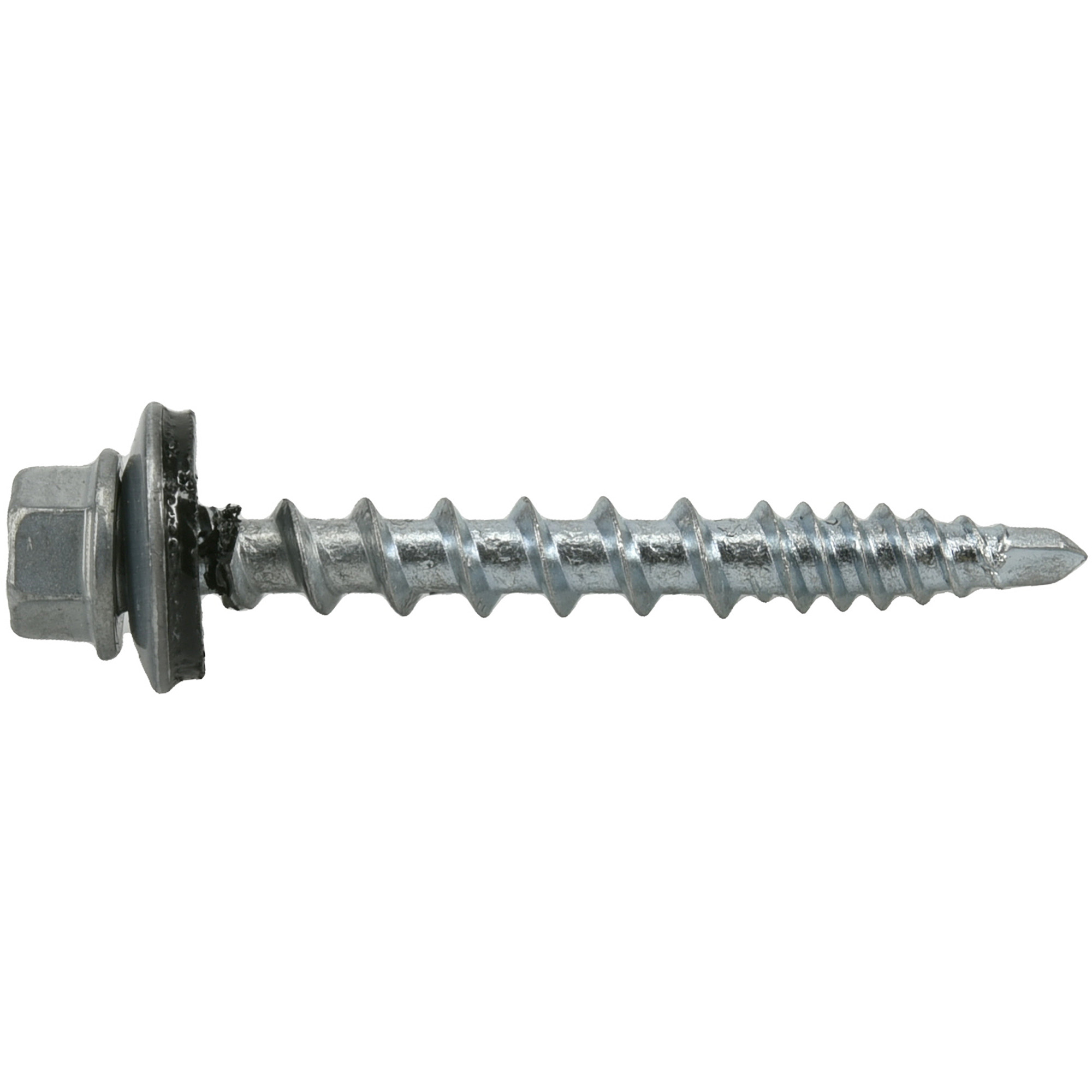 Power Pro Silver Self Drilling Metal-to-Wood Roofing Screws (#10 x 1-1/2 in.)-98 pc