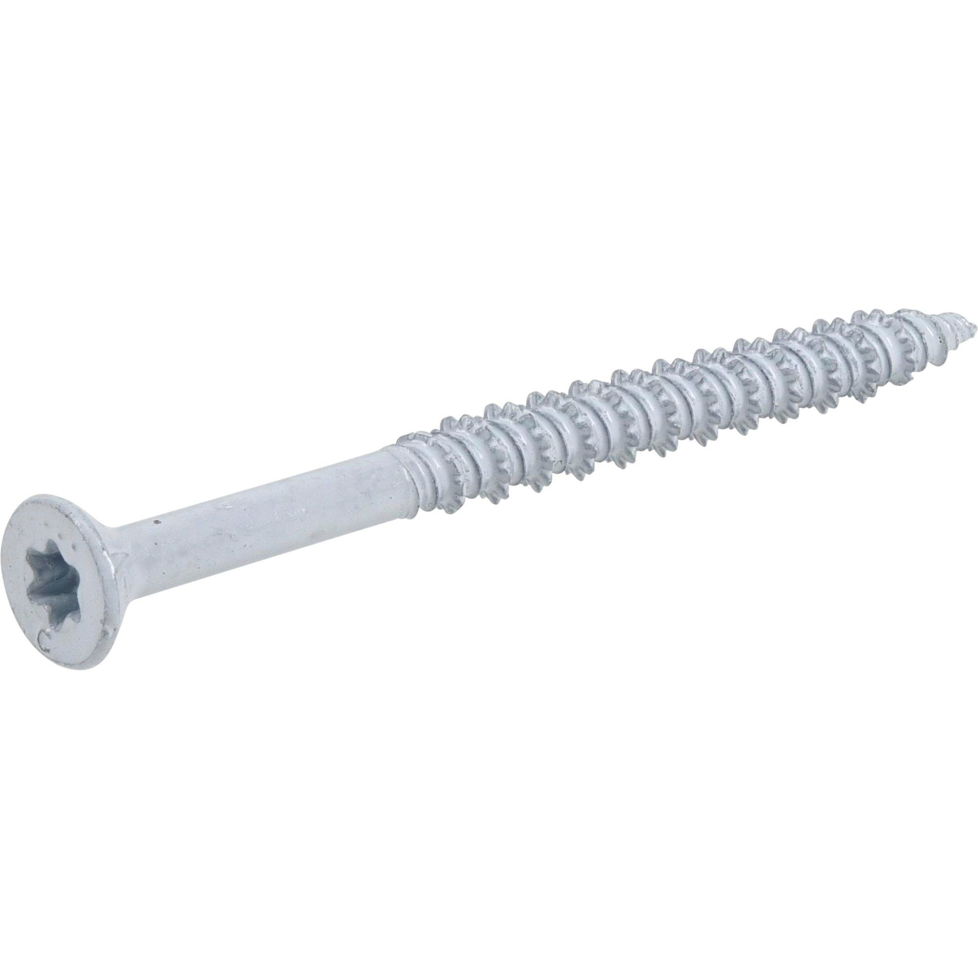 Power Pro White Flat-Head Concrete Screw Anchor (3/16 in. x 2-3/4 in.) - 100 pc