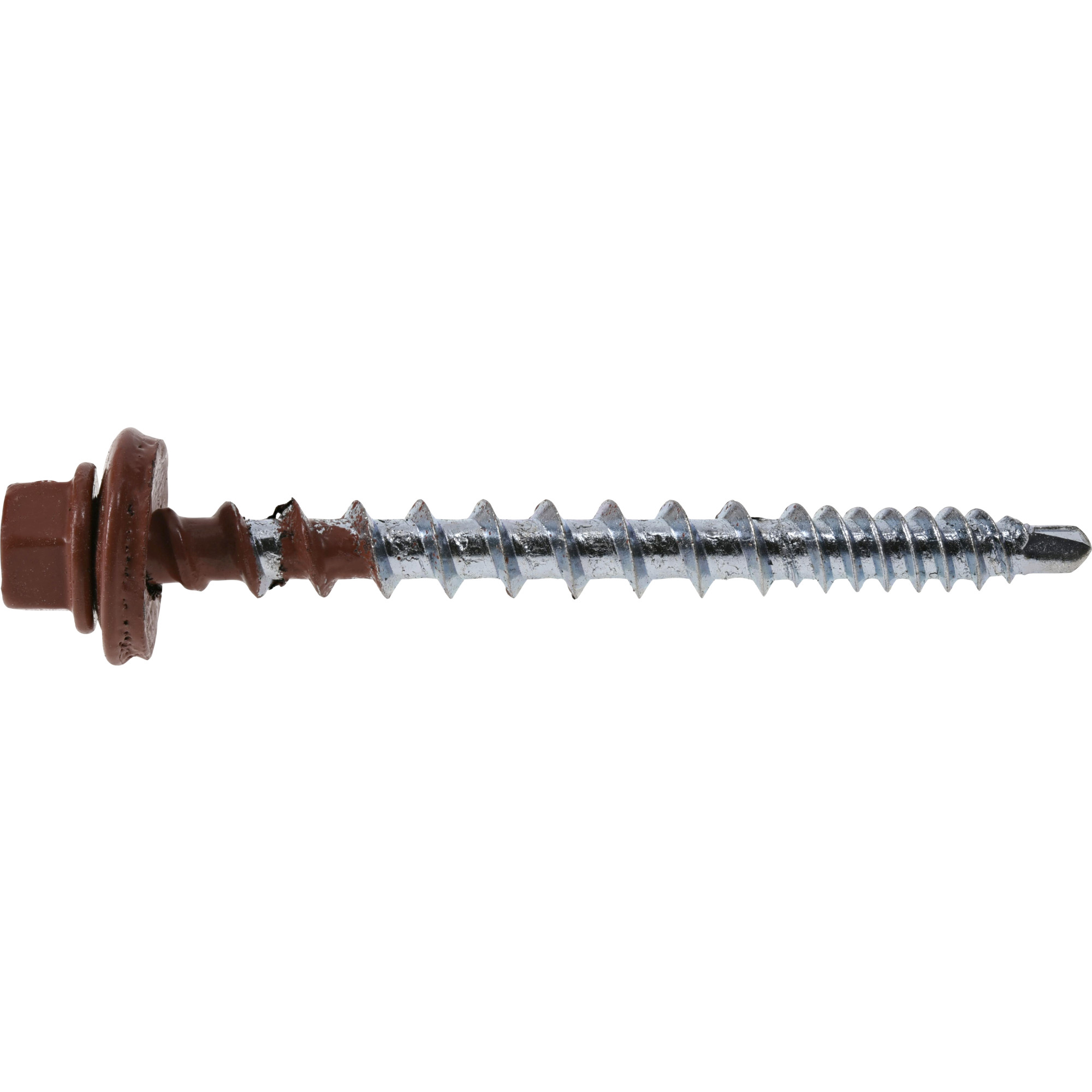 Power Pro Red Self Drilling Metal-to-Wood Roofing Screws (#10 x 2 in.) - 250 pc