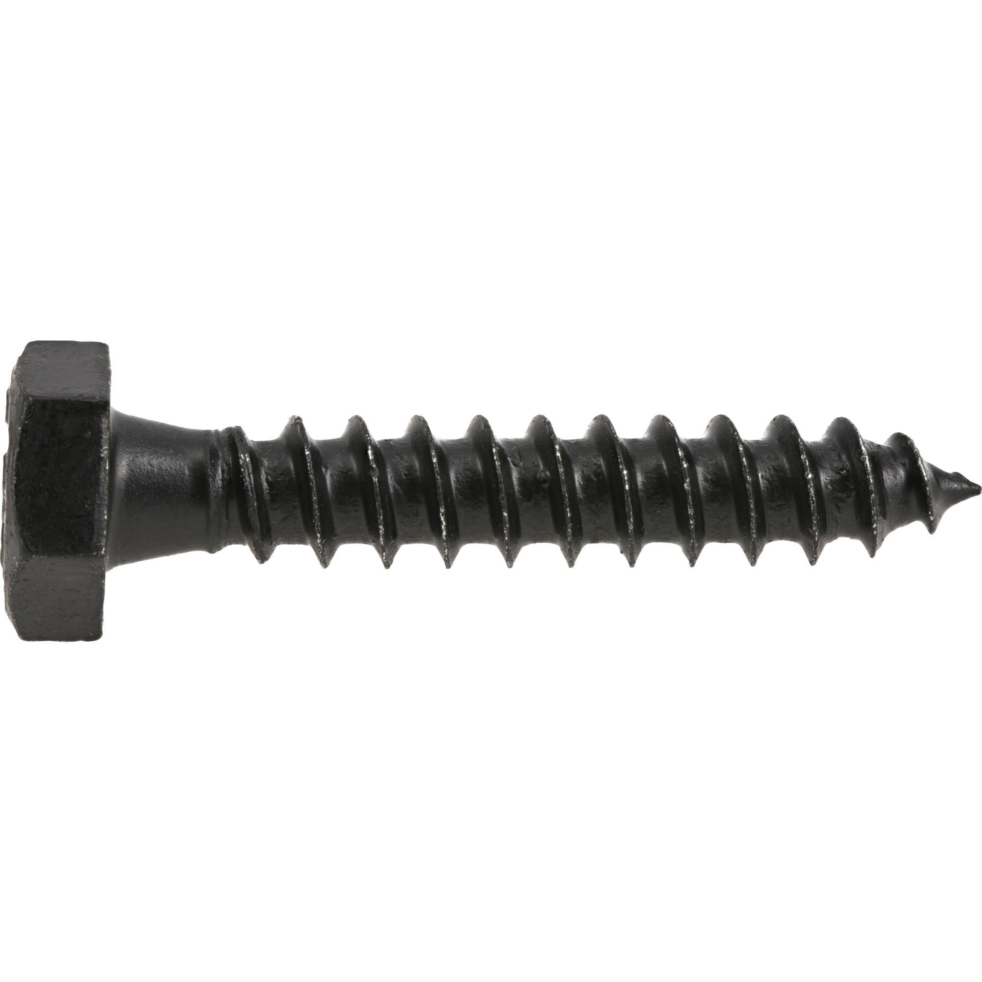 Deck Plus Black Coated Lag Screws 1/4 in. x 1-1/2 in.