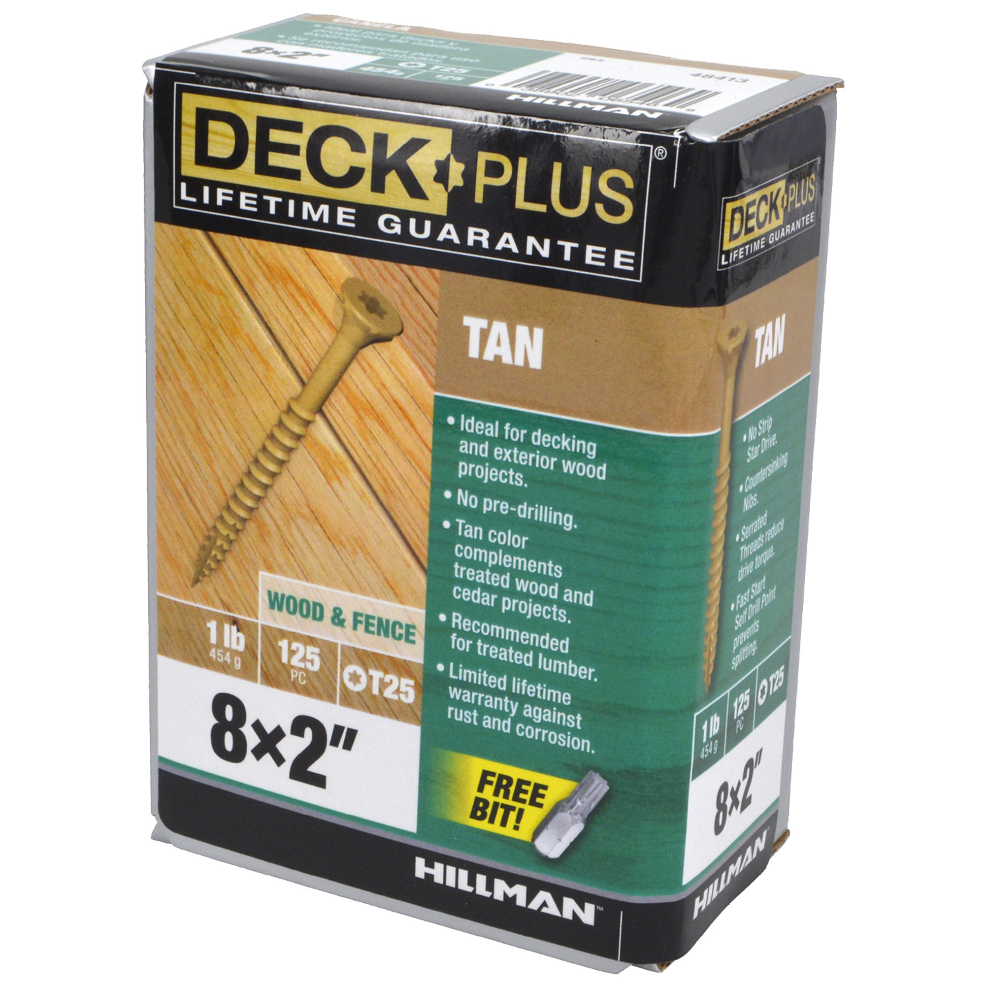 Deck Plus Tan Deck Screws (#8 x 2 in.)