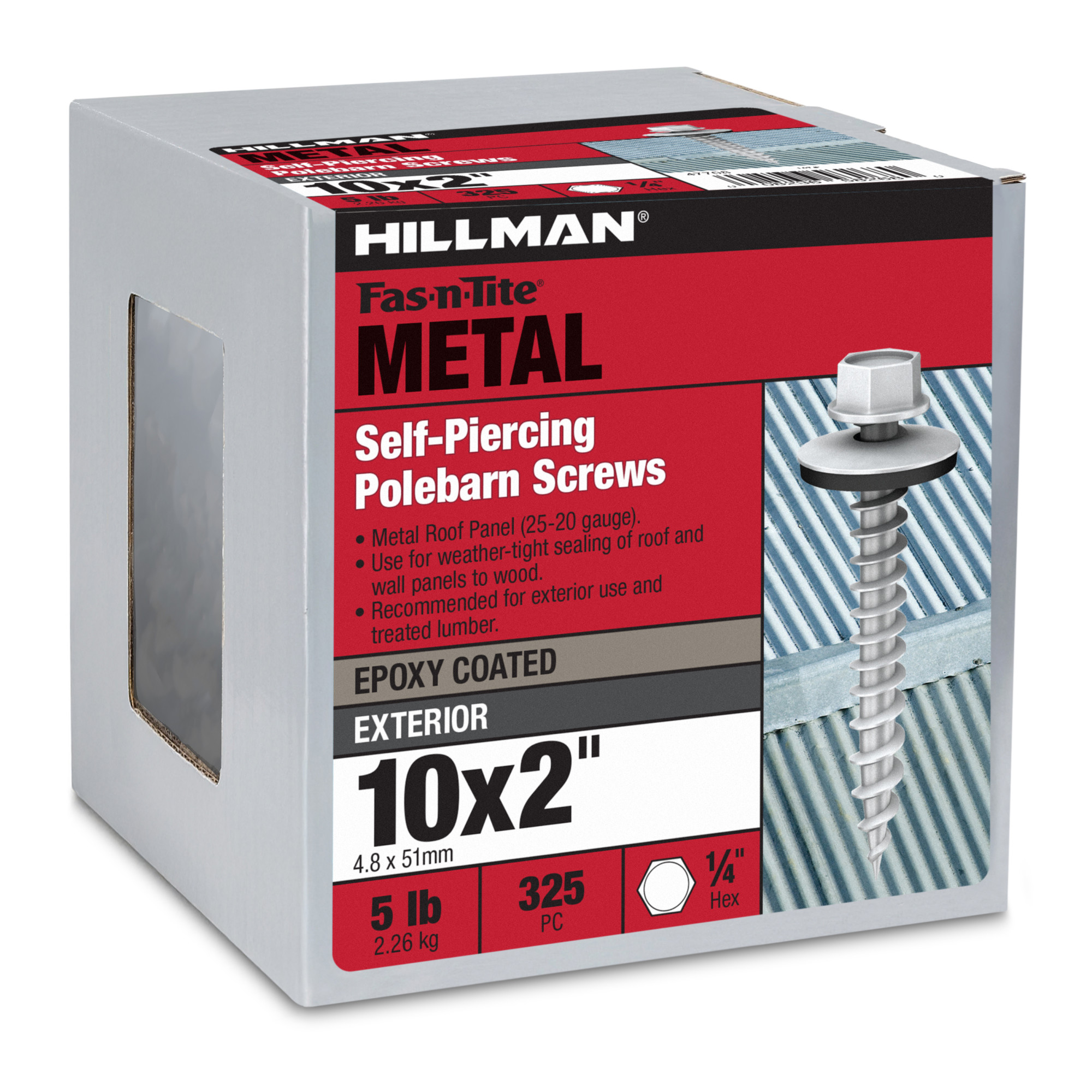 Hillman Self-Piercing Sheeter Screws (#10 x 2 in.)
