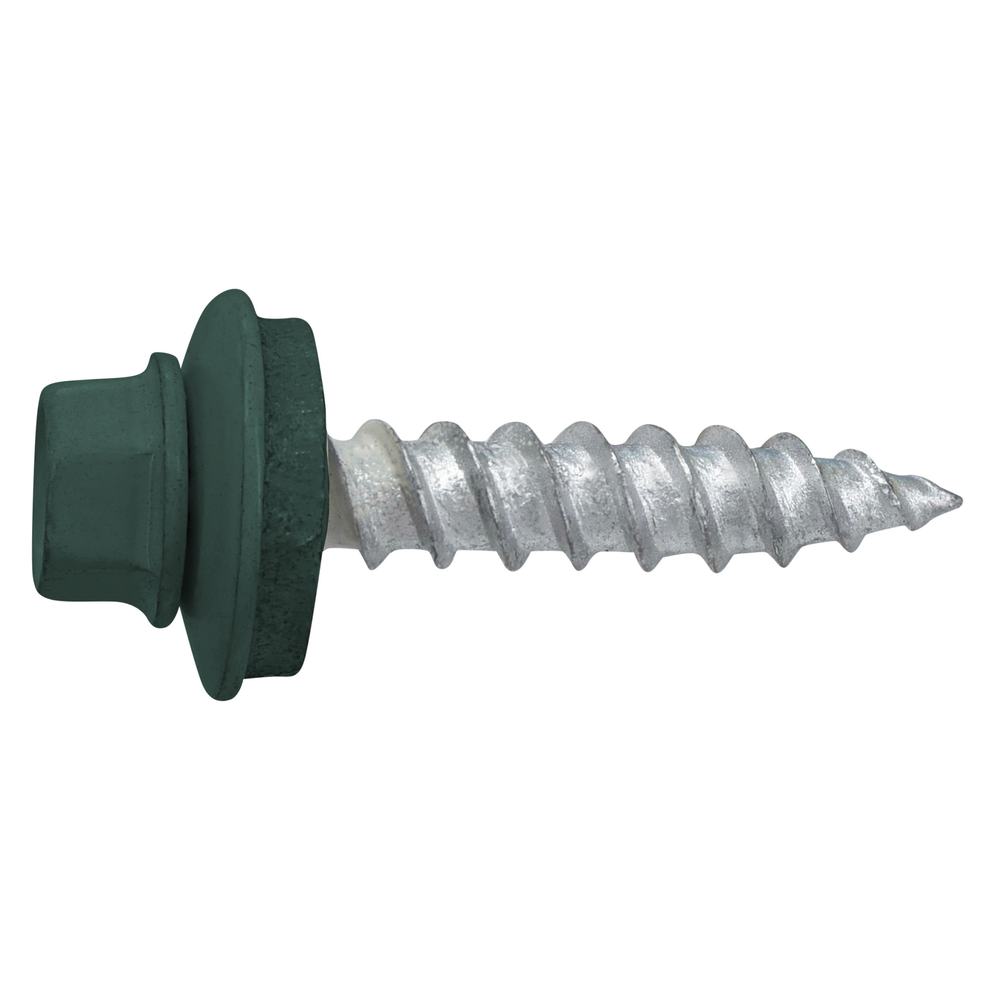 Hillman Green Painted Self-Piercing Sheeter (#10 x 1-1/2 in.)