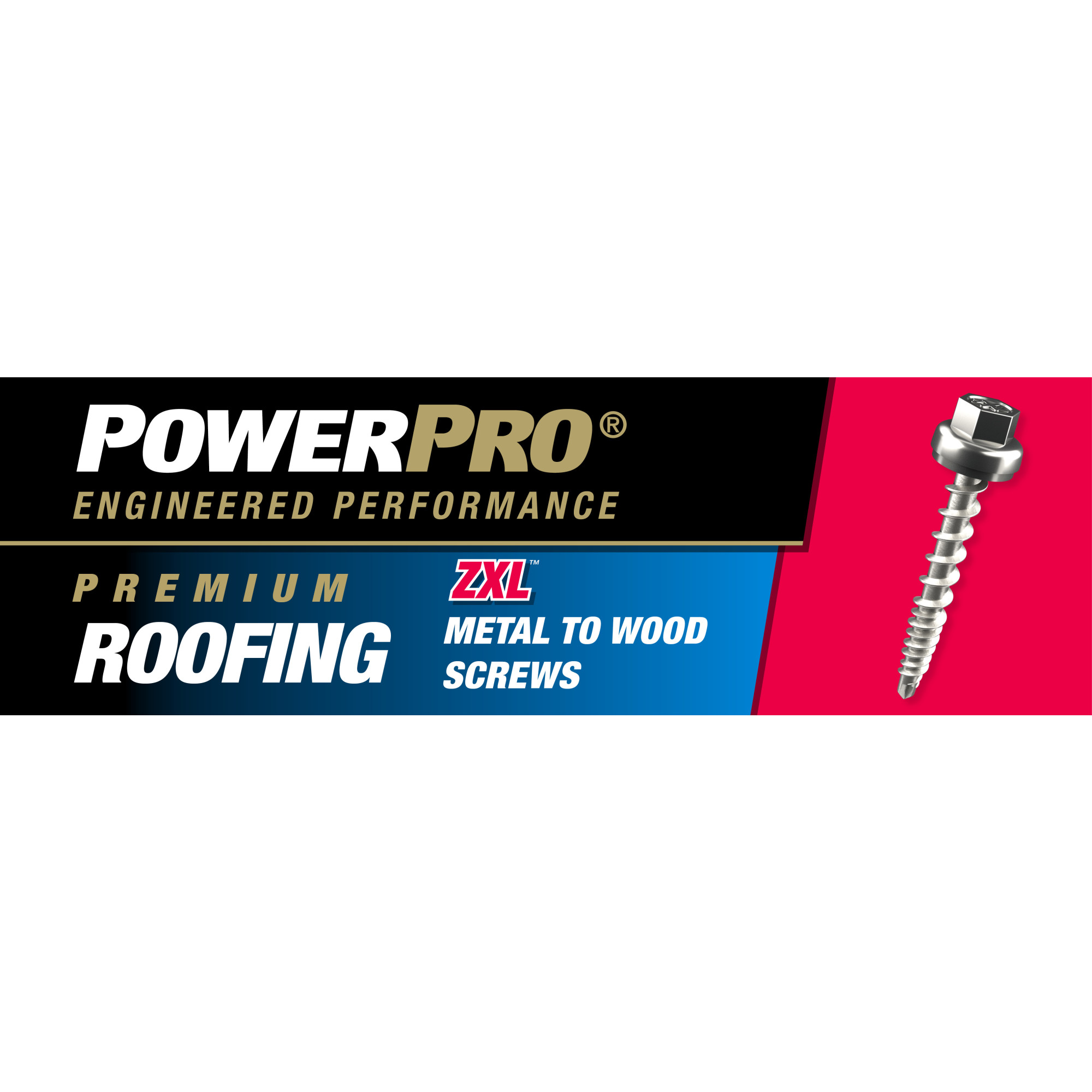 Power Pro Black Self Drilling Metal-to-Wood Roofing Screws (#10 x 1-1/2 in.)-250 pc