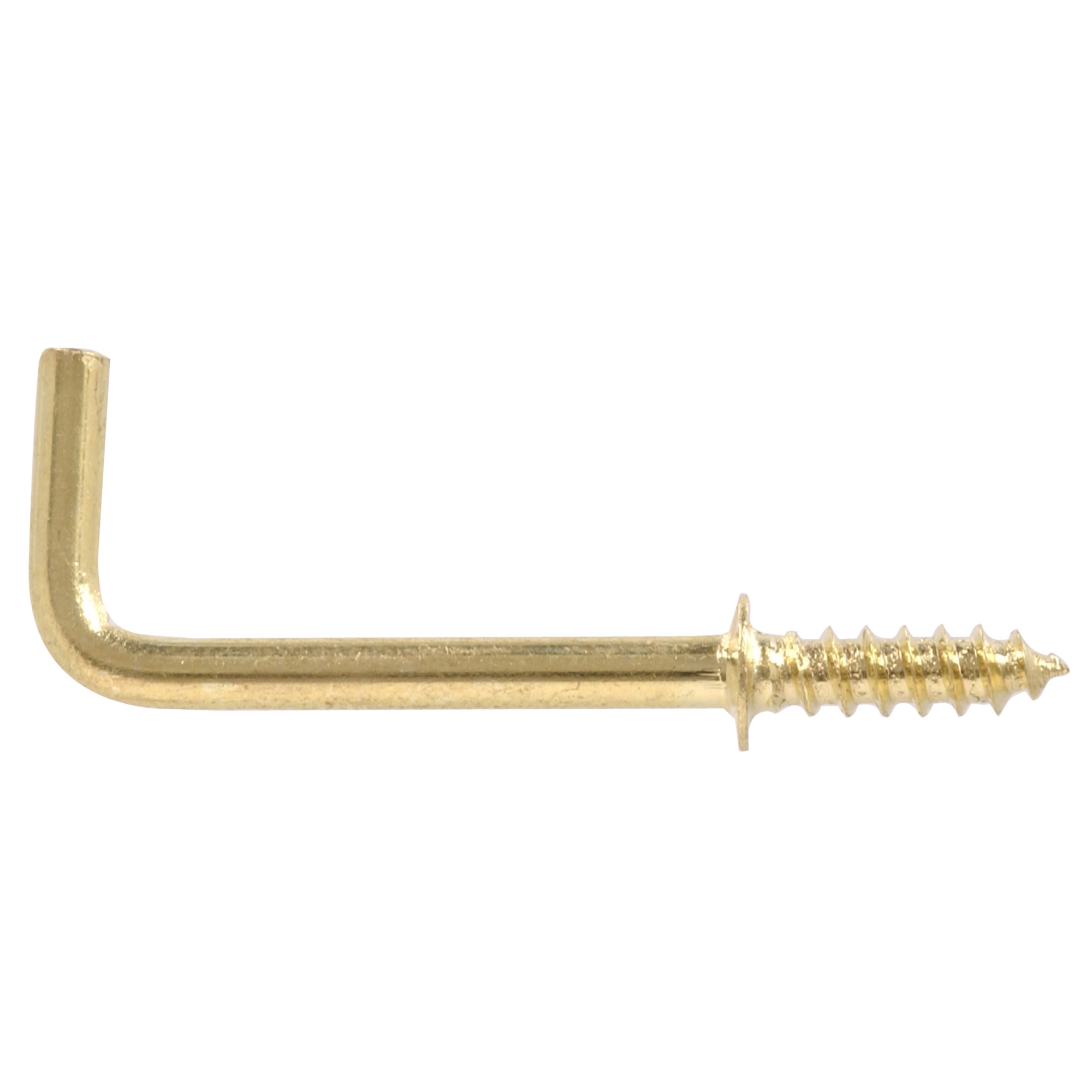 Hillman Brass Shoulder Hook (3/4 in.) - 25 pc