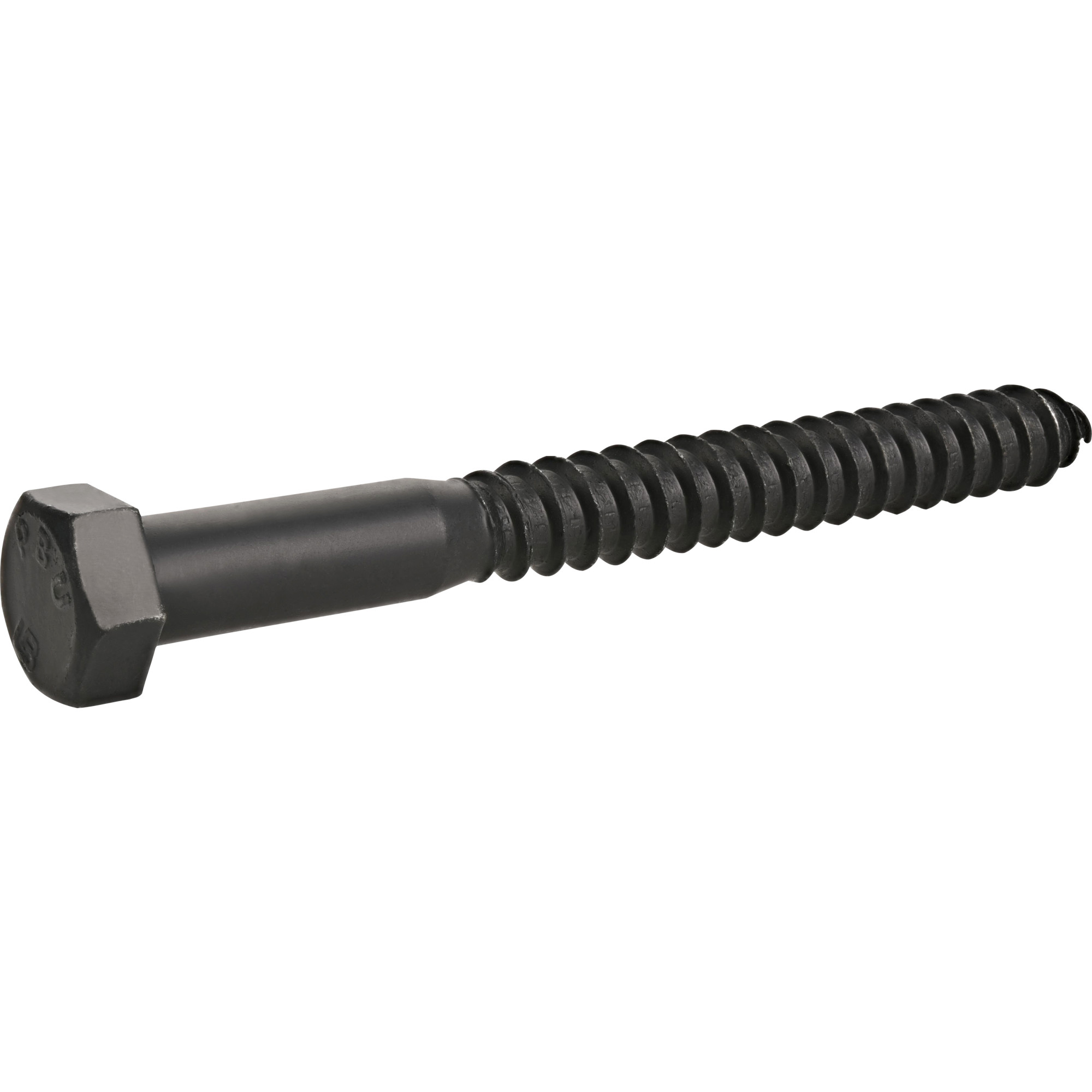 Deck Plus Black Coated Lag Screws 1/2 in. x 5 in.